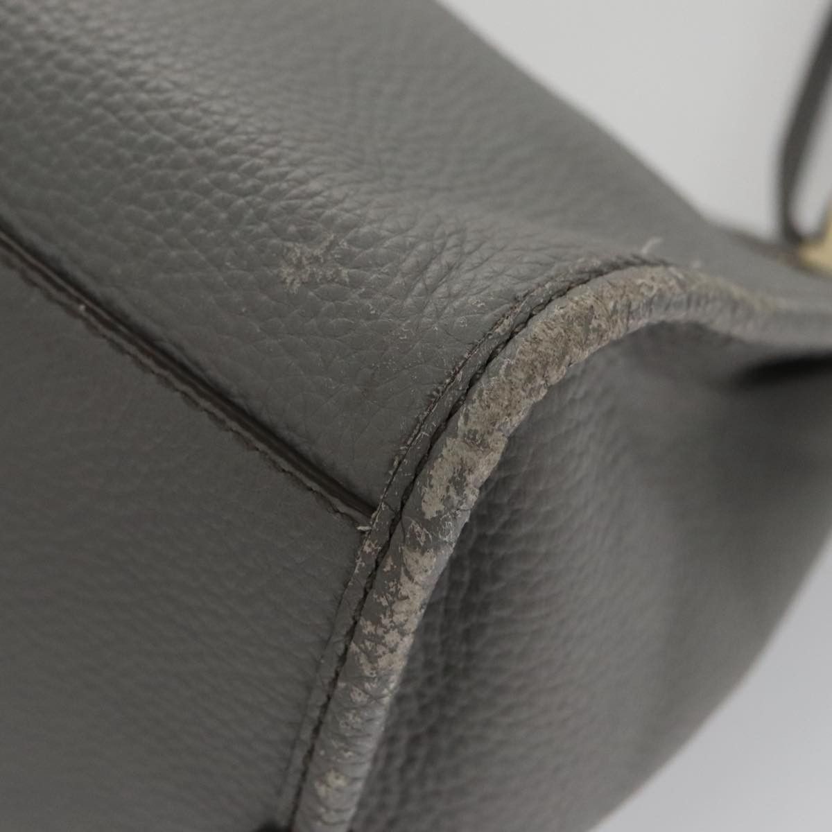 Bally Grey Leather Handbag (Pre-Owned) Size ONE SIZE - 10 Thumbnail