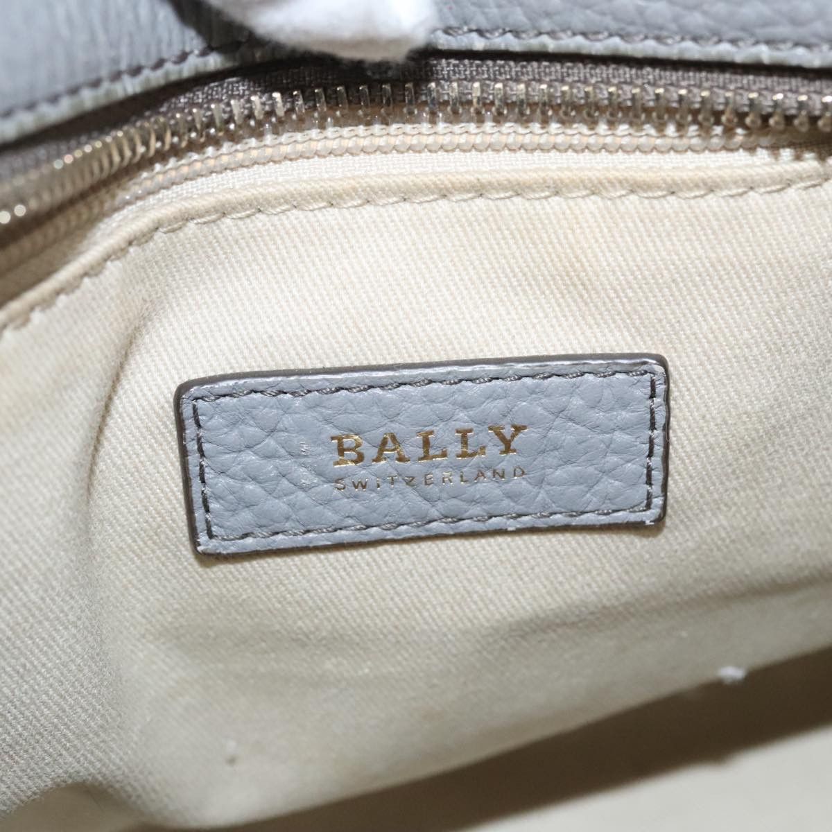 Bally Grey Leather Handbag (Pre-Owned) Size ONE SIZE - 15 Thumbnail