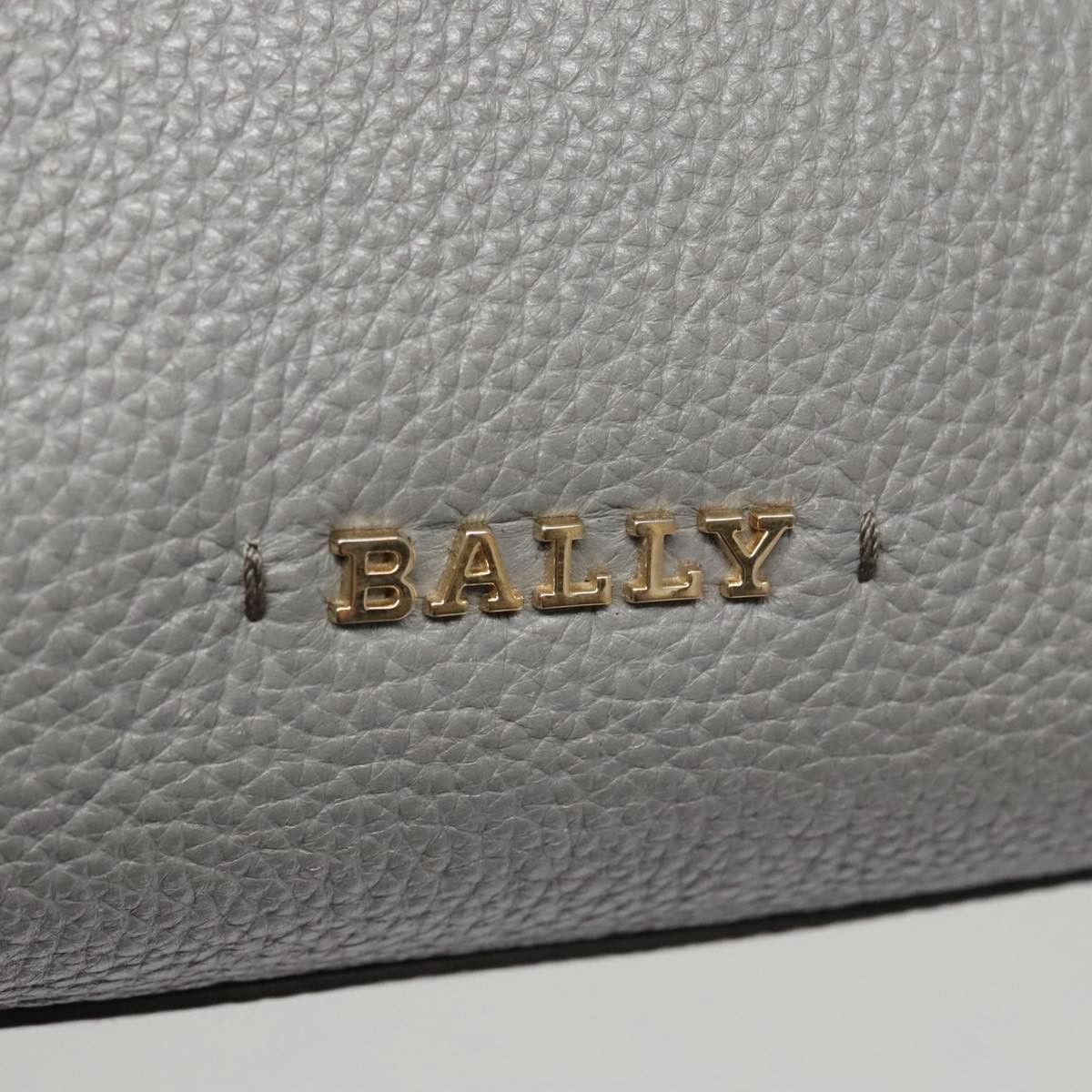 Bally Grey Leather Handbag (Pre-Owned) Size ONE SIZE - 11 Thumbnail