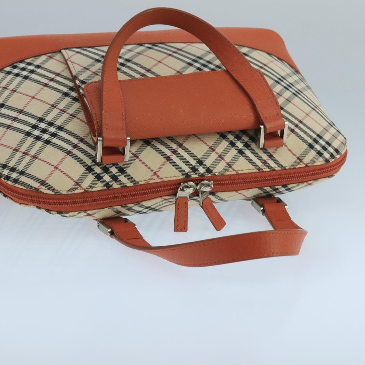 Burberry Nova Check Beige Canvas Handbag (Pre-Owned) Size ONE SIZE - 15 Thumbnail
