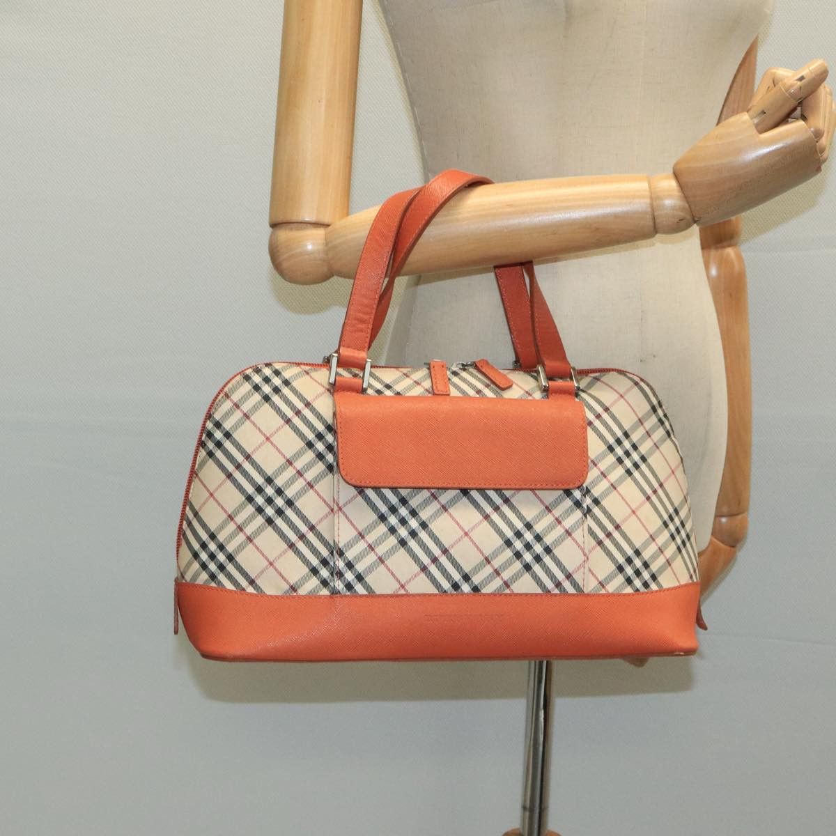 Burberry Nova Check Beige Canvas Handbag (Pre-Owned) Size ONE SIZE - 14 Thumbnail