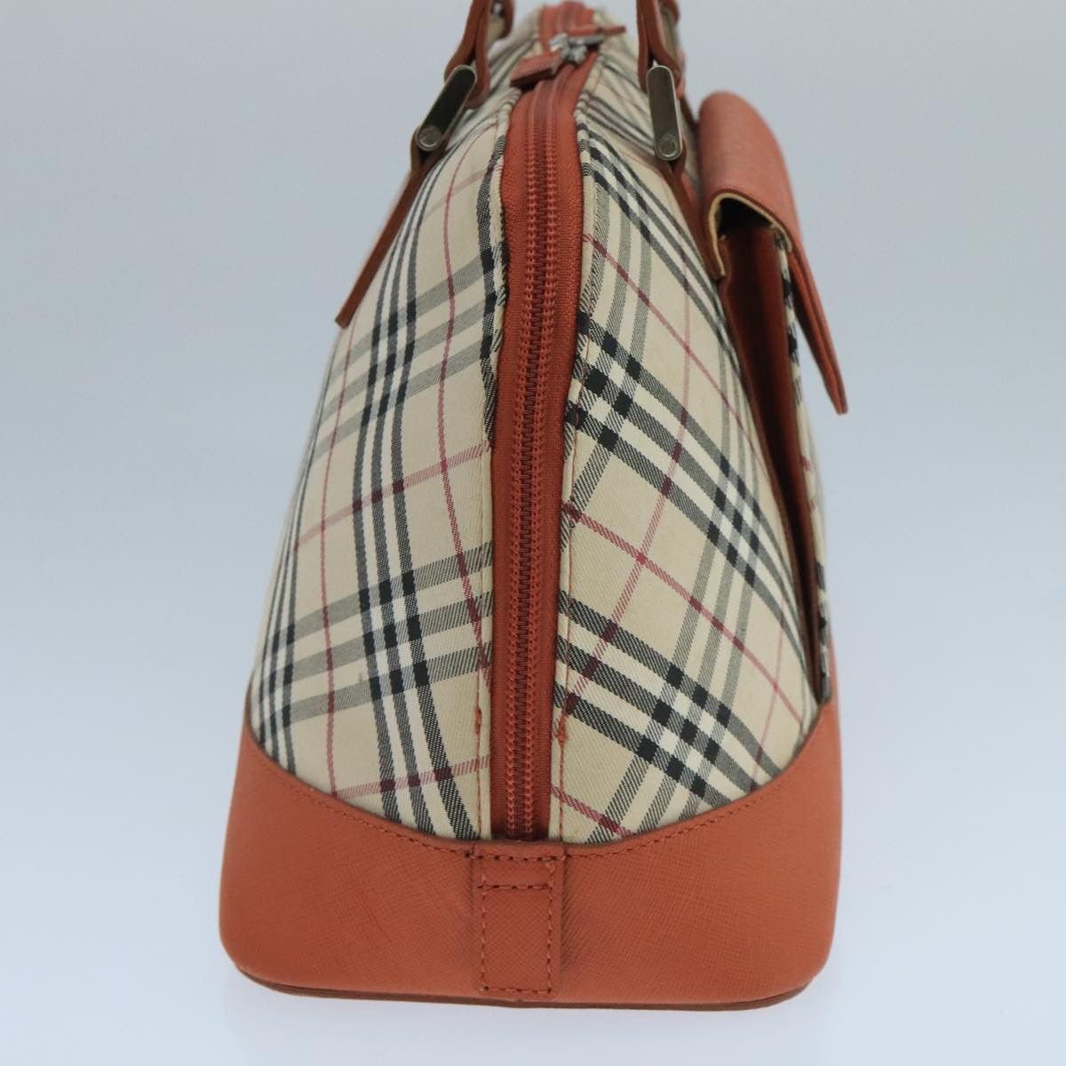 Burberry Nova Check Beige Canvas Handbag (Pre-Owned) Size ONE SIZE - 3 Thumbnail