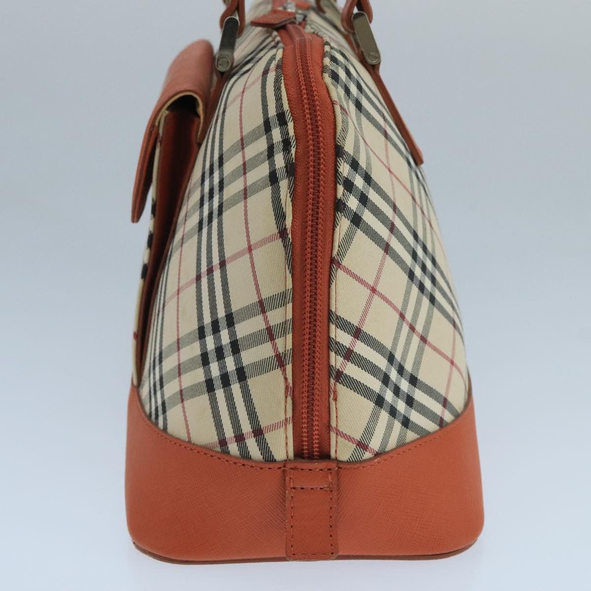 Burberry Nova Check Beige Canvas Handbag (Pre-Owned) Size ONE SIZE - 4 Thumbnail