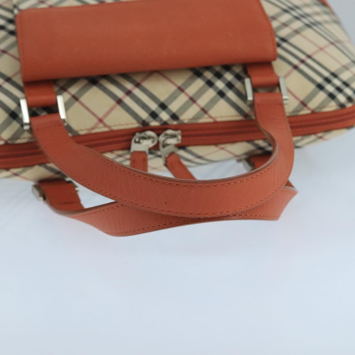 Burberry Nova Check Beige Canvas Handbag (Pre-Owned) Size ONE SIZE - 5 Thumbnail