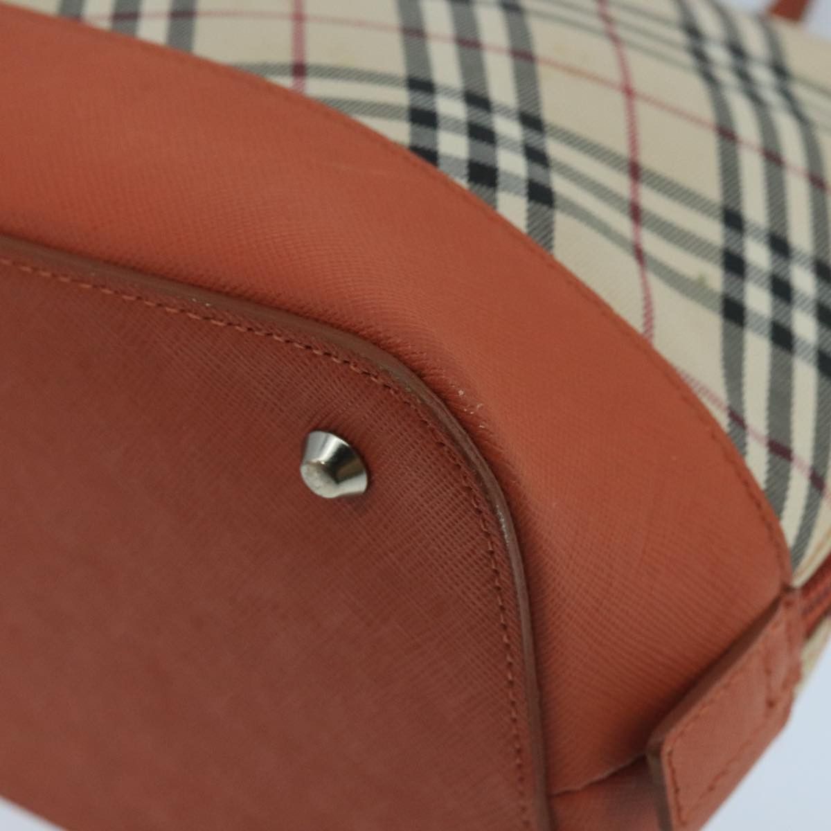 Burberry Nova Check Beige Canvas Handbag (Pre-Owned) Size ONE SIZE - 8 Thumbnail