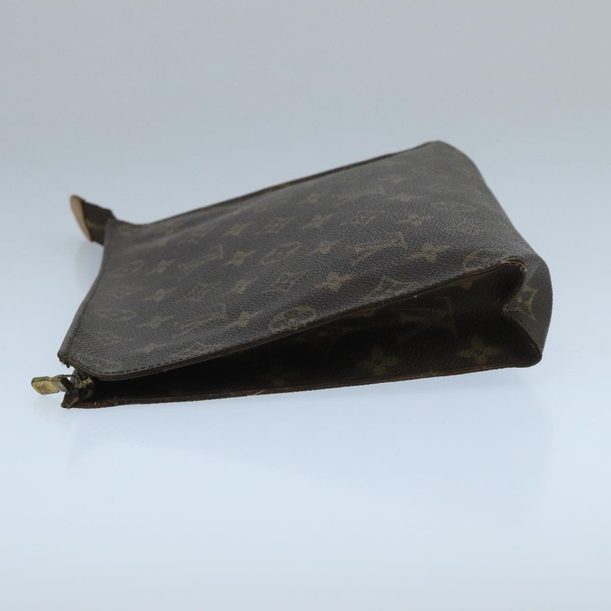 Louis Vuitton Poche Toilette Brown Canvas Clutch Bag (Pre-Owned) Size ONE SIZE - 4 Thumbnail