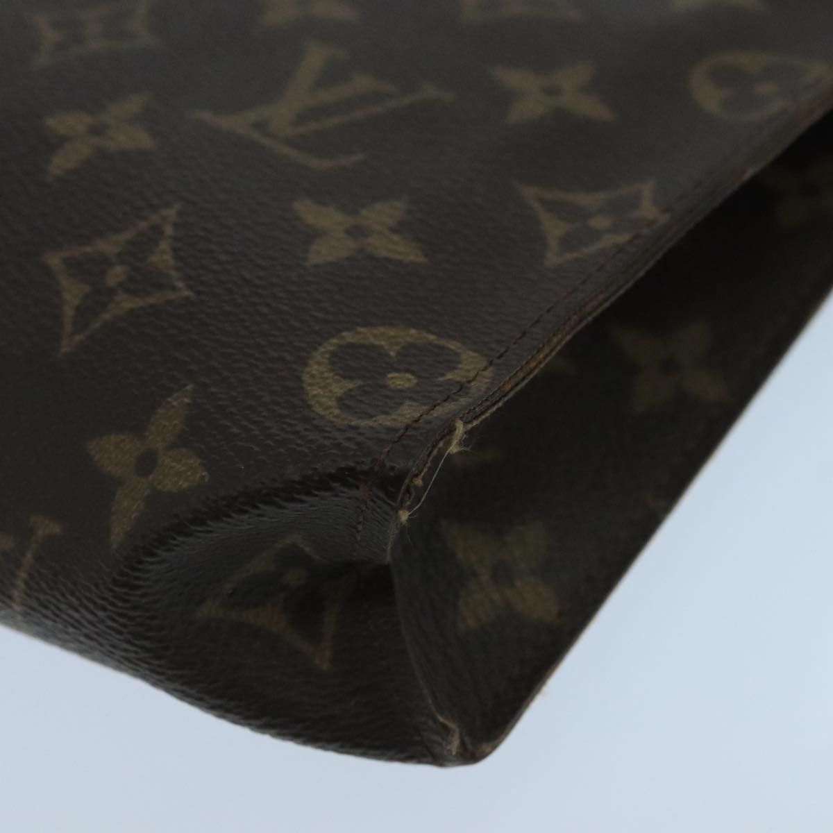 Louis Vuitton Poche Toilette Brown Canvas Clutch Bag (Pre-Owned) Size ONE SIZE - 5 Thumbnail