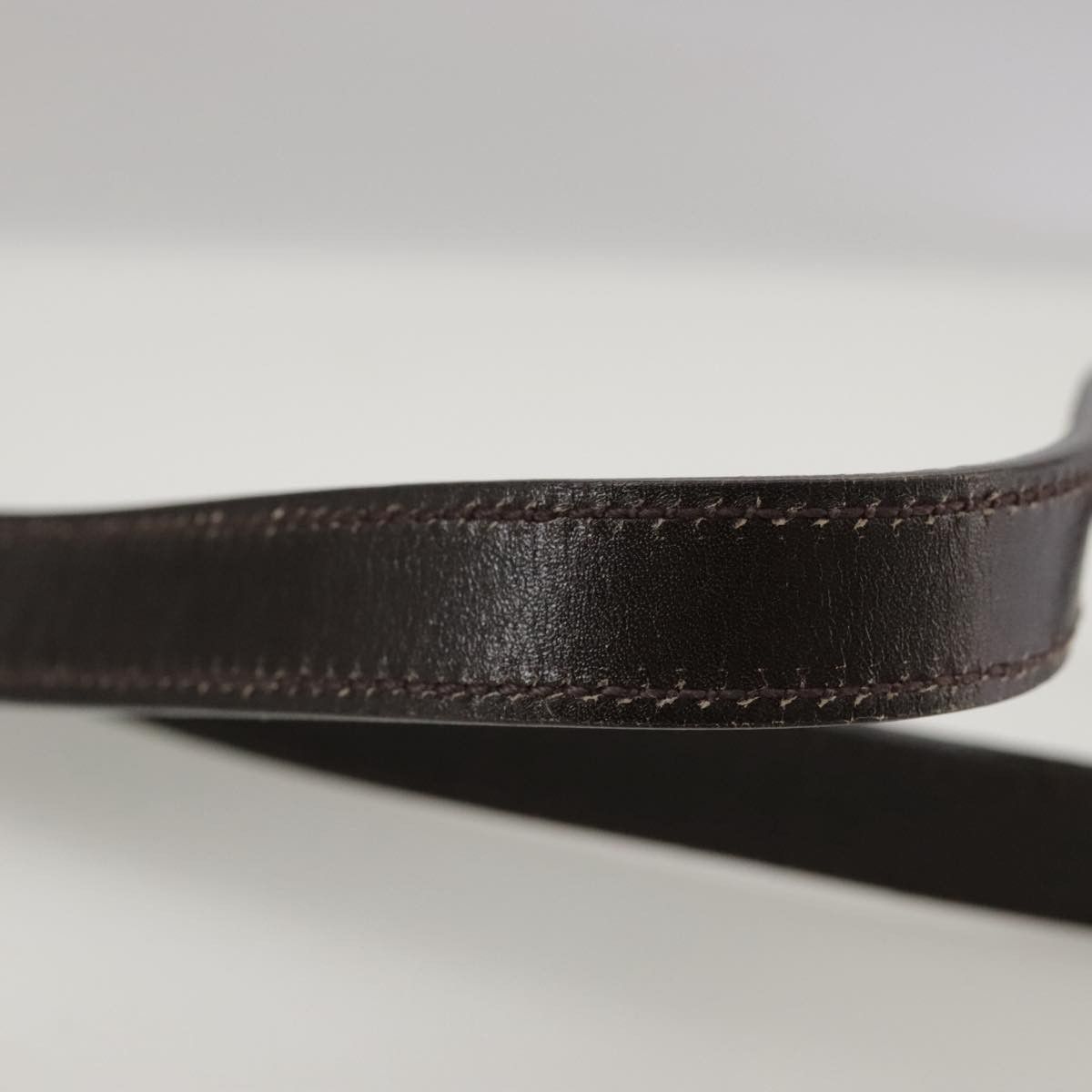 Salvatore Ferragamo Gancini Brown Leather Shoulder Bag (Pre-Owned) Size ONE SIZE - 19 Thumbnail