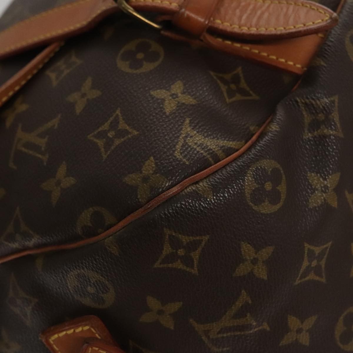Louis Vuitton Saumur 43 Brown Canvas Shoulder Bag (Pre-Owned) Size ONE SIZE - 7 Thumbnail