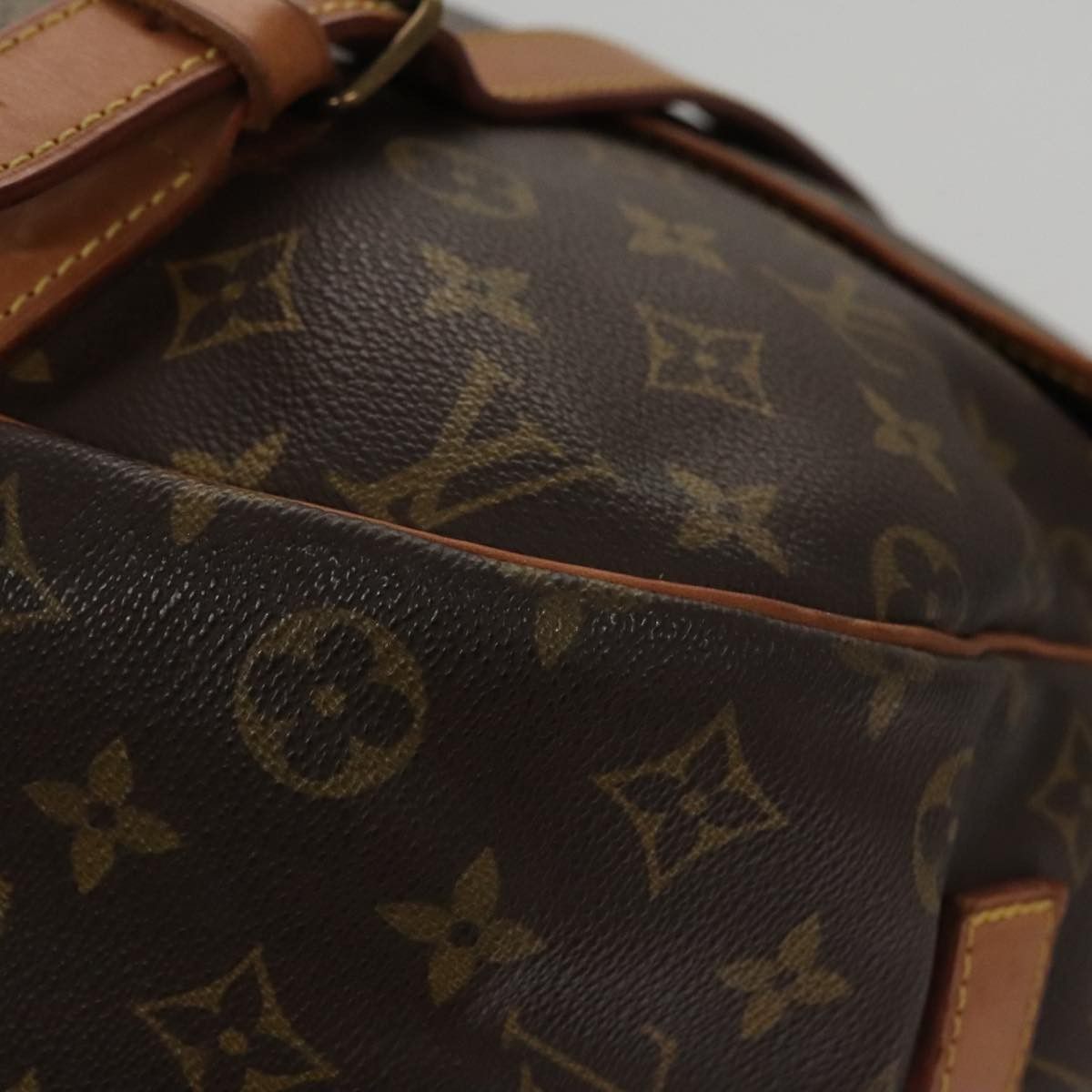 Louis Vuitton Saumur 43 Brown Canvas Shoulder Bag (Pre-Owned) Size ONE SIZE - 10 Thumbnail