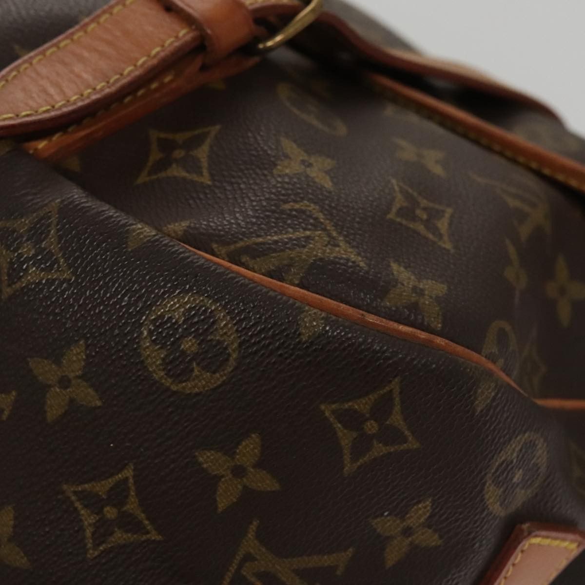 Louis Vuitton Saumur 43 Brown Canvas Shoulder Bag (Pre-Owned) Size ONE SIZE - 8 Thumbnail