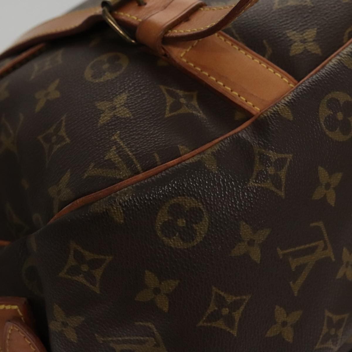 Louis Vuitton Saumur 43 Brown Canvas Shoulder Bag (Pre-Owned) Size ONE SIZE - 9 Thumbnail