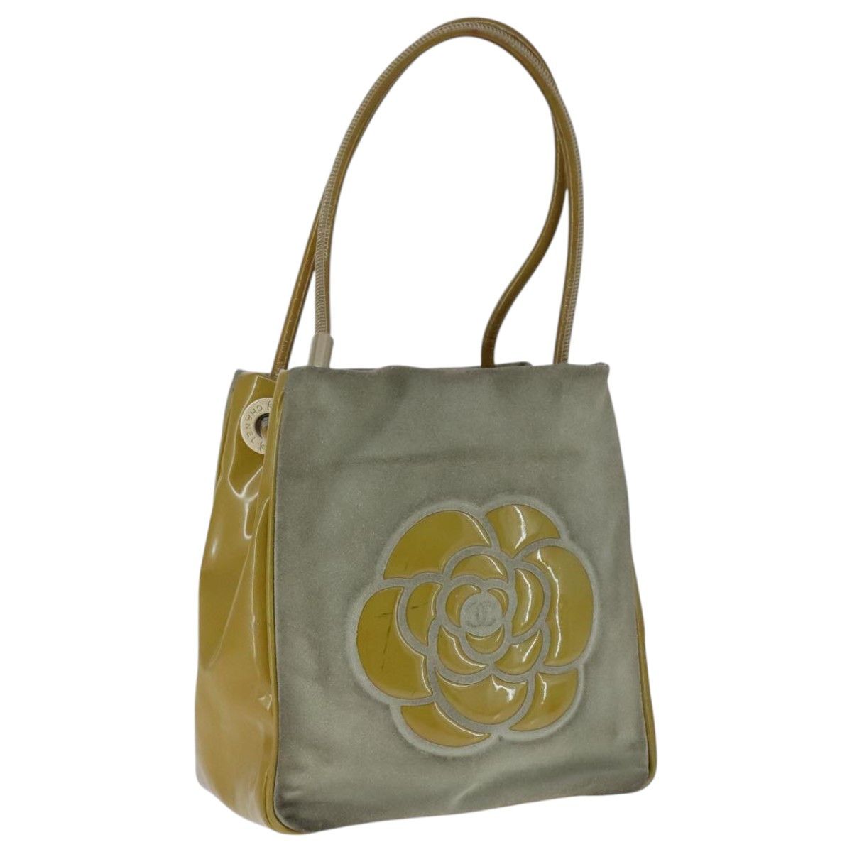 Chanel Camélia Grey Suede Shoulder Bag (Pre-Owned) Size ONE SIZE - 16 Thumbnail