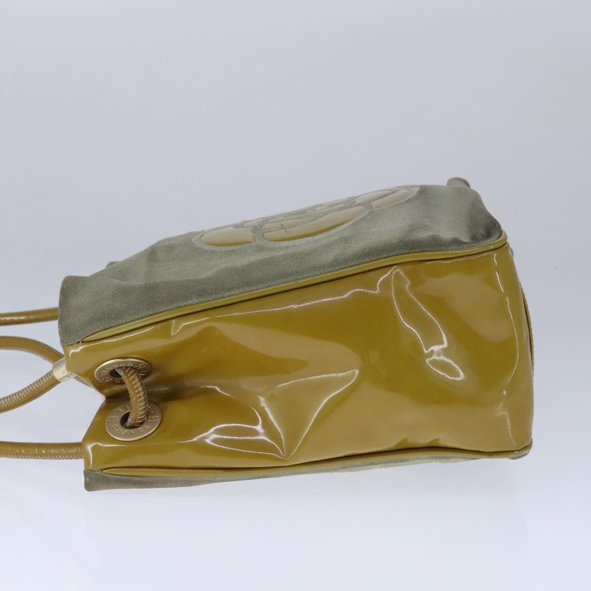 Chanel Camélia Grey Suede Shoulder Bag (Pre-Owned) Size ONE SIZE - 4 Thumbnail