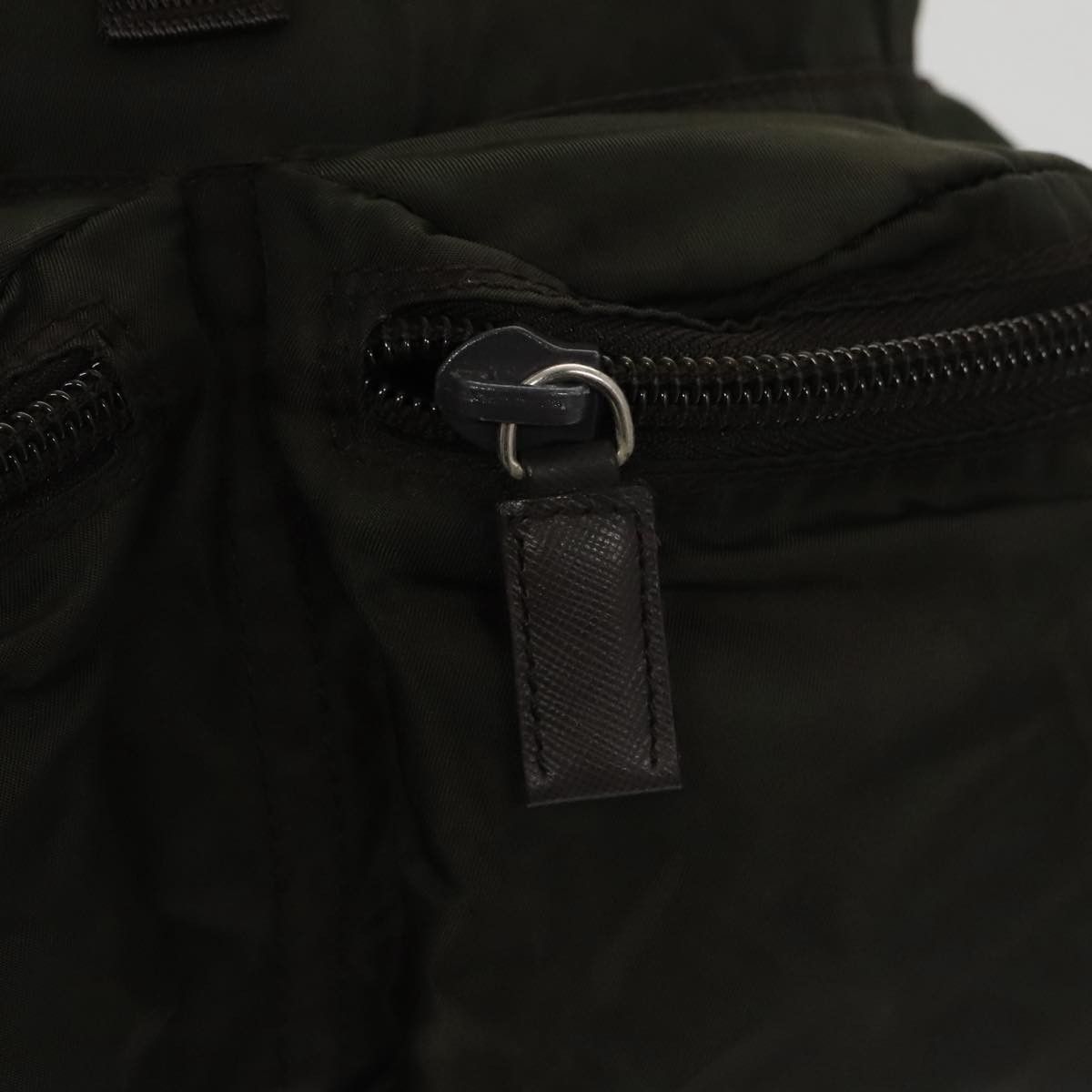 Prada Re-Nylon Khaki Synthetic Backpack Bag (Pre-Owned) Size ONE SIZE - 11 Thumbnail