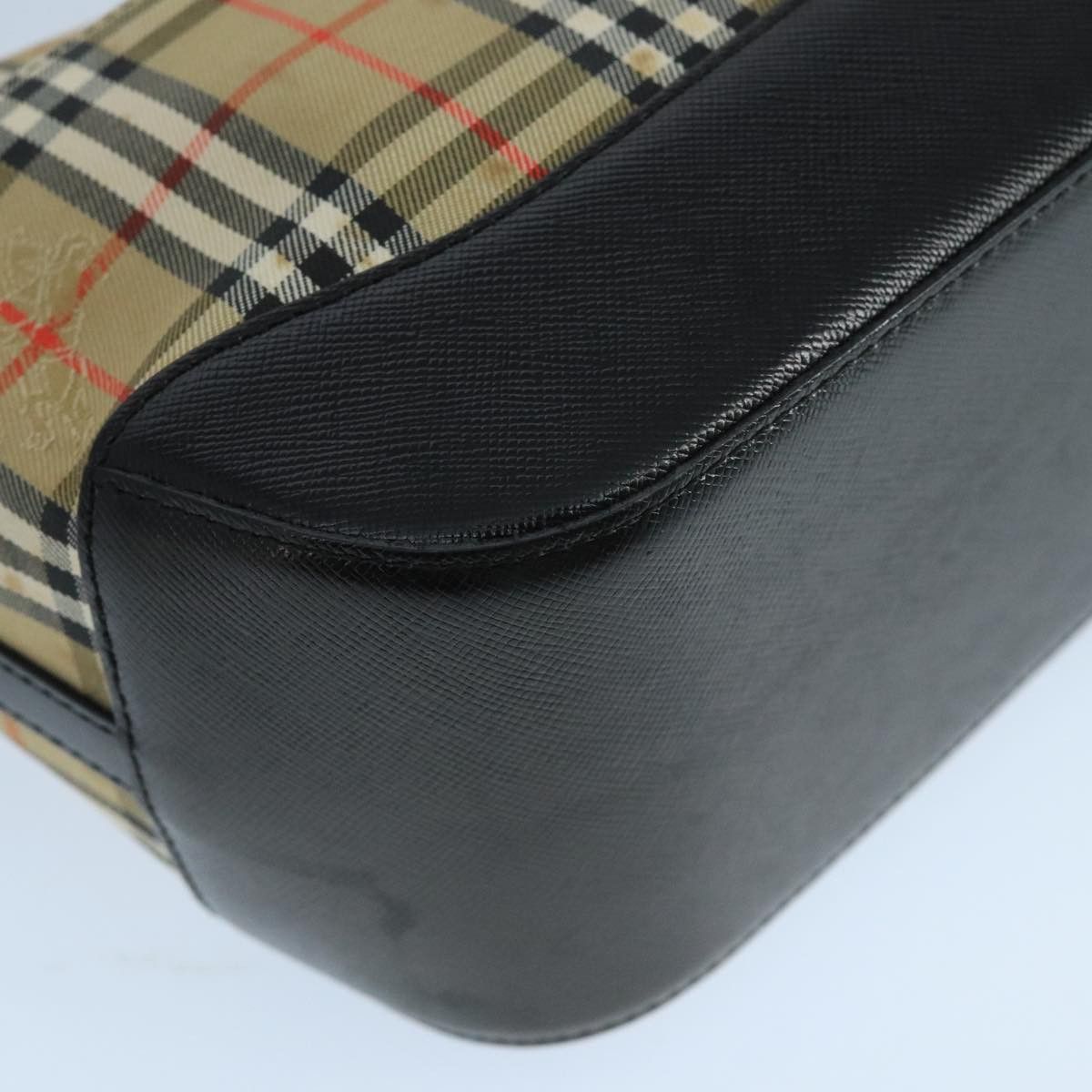 Burberry Nova Check Beige Canvas Shoulder Bag (Pre-Owned) Size ONE SIZE - 8 Thumbnail