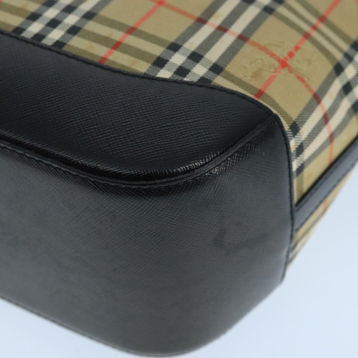 Burberry Nova Check Beige Canvas Shoulder Bag (Pre-Owned) Size ONE SIZE - 9 Thumbnail