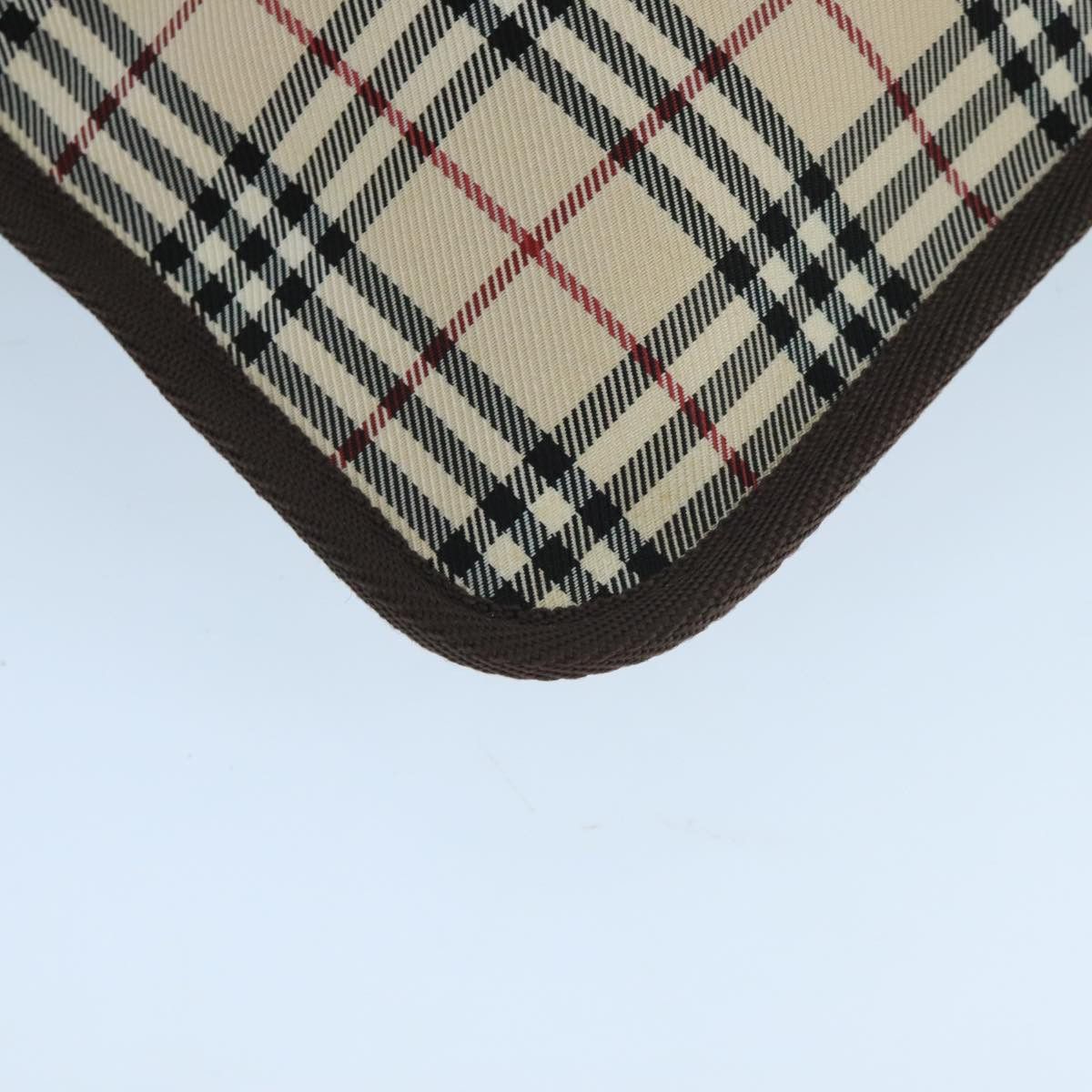 Burberry Nova Check Beige Canvas Clutch Bag (Pre-Owned) Size ONE SIZE - 6 Thumbnail