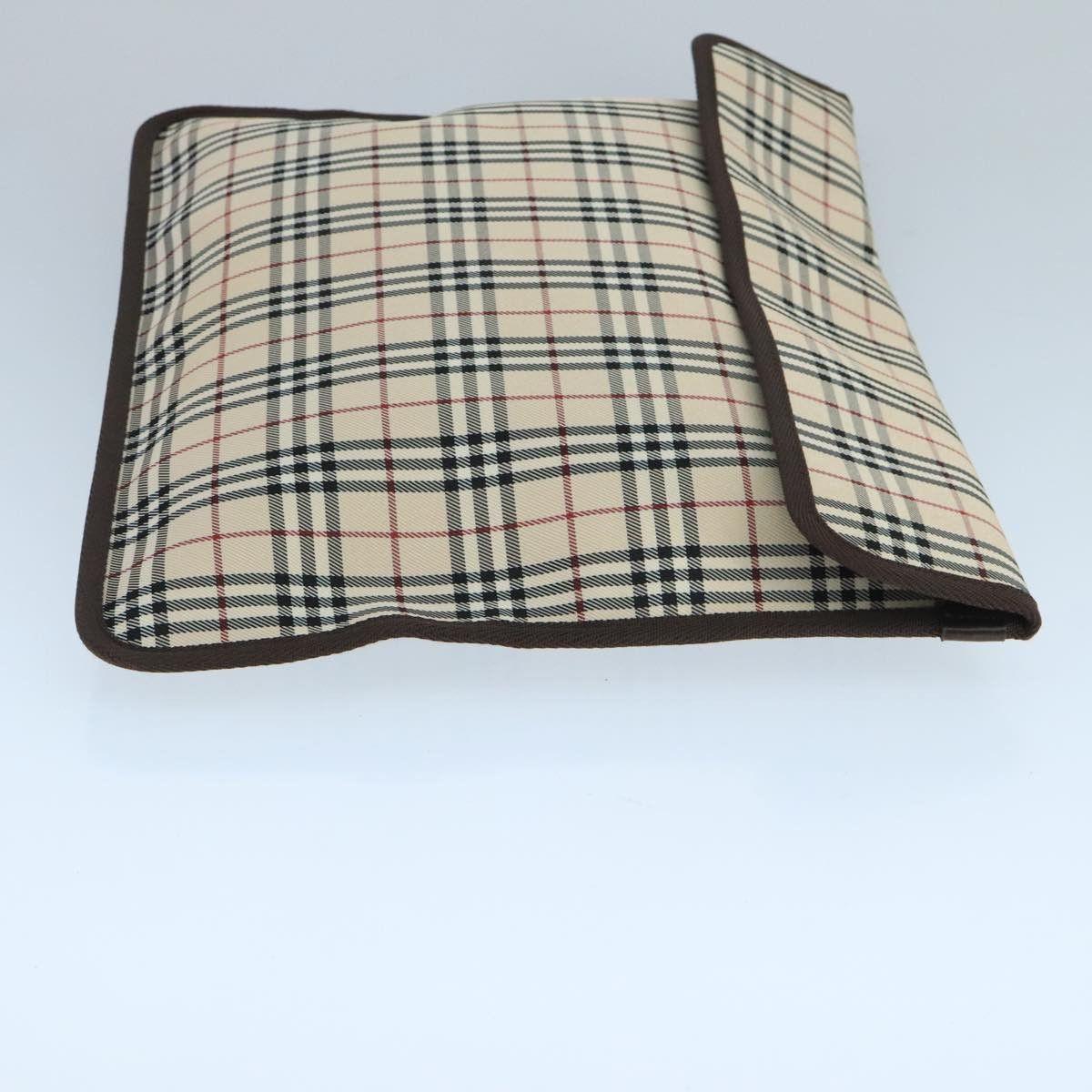 Burberry Nova Check Beige Canvas Clutch Bag (Pre-Owned) Size ONE SIZE - 3 Thumbnail