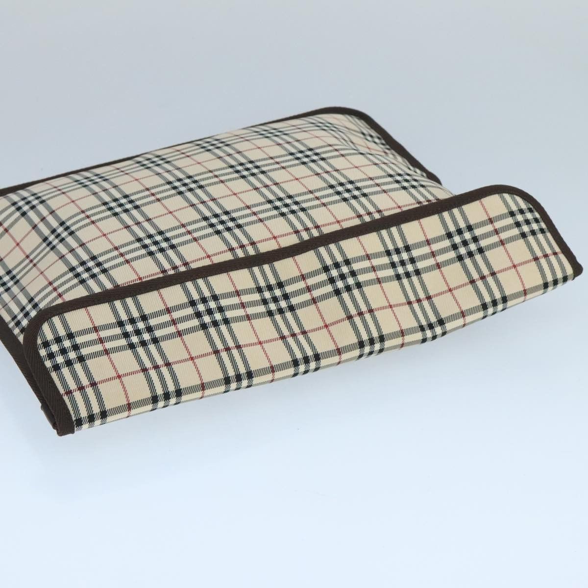 Burberry Nova Check Beige Canvas Clutch Bag (Pre-Owned) Size ONE SIZE - 13 Thumbnail