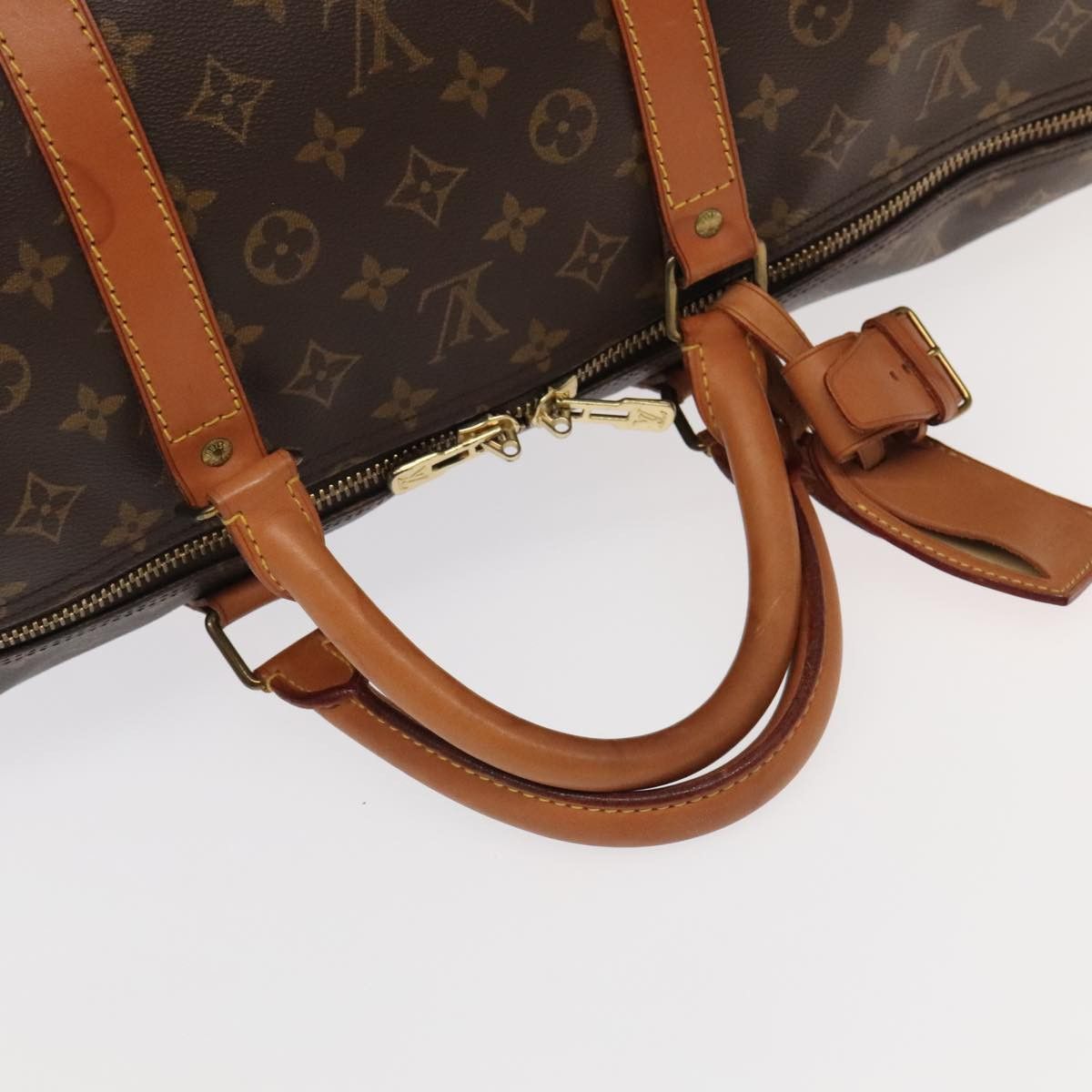 Louis Vuitton Keepall 60 Brown Canvas Travel Bag (Pre-Owned) Size ONE SIZE - 6 Thumbnail
