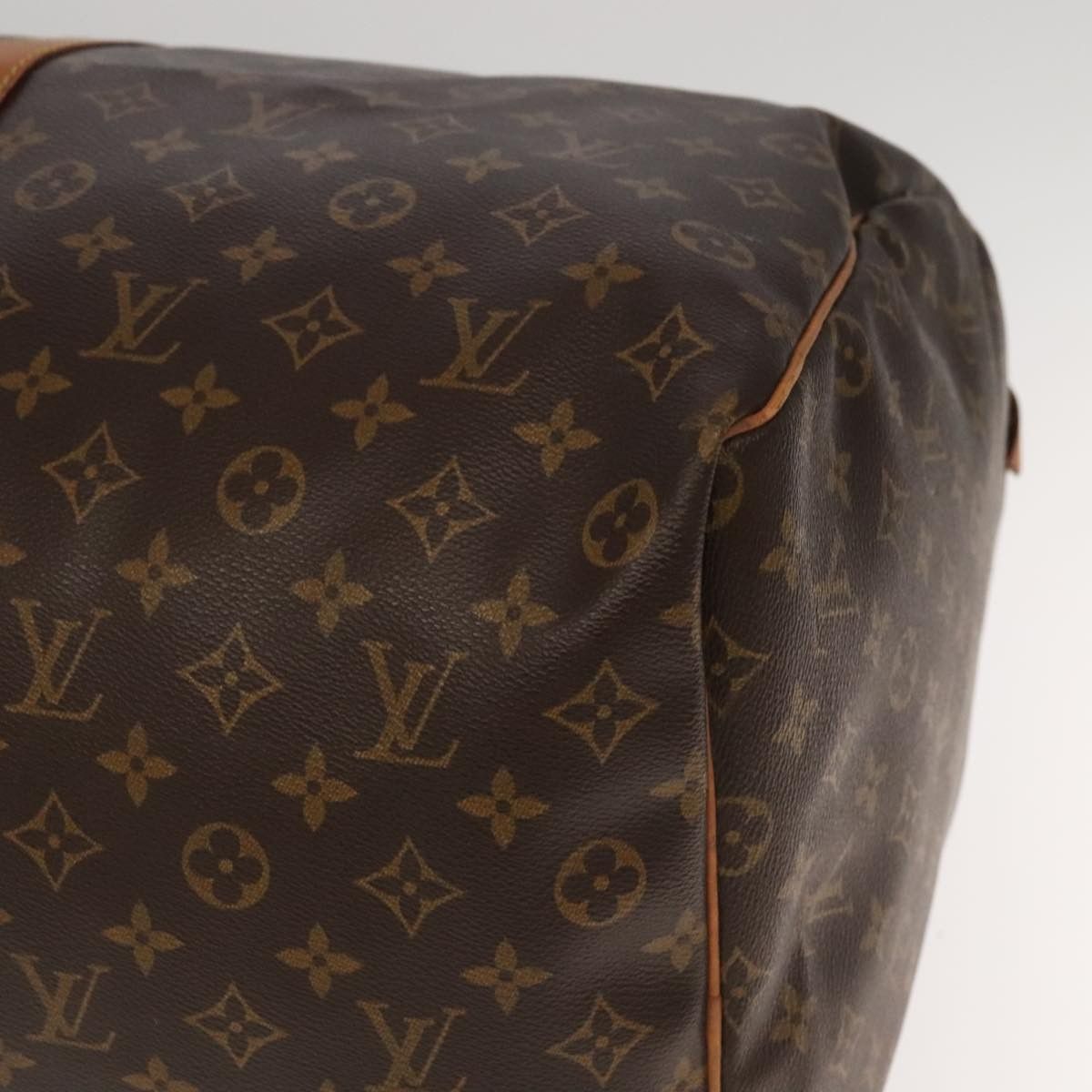 Louis Vuitton Keepall 60 Brown Canvas Travel Bag (Pre-Owned) Size ONE SIZE - 9 Thumbnail