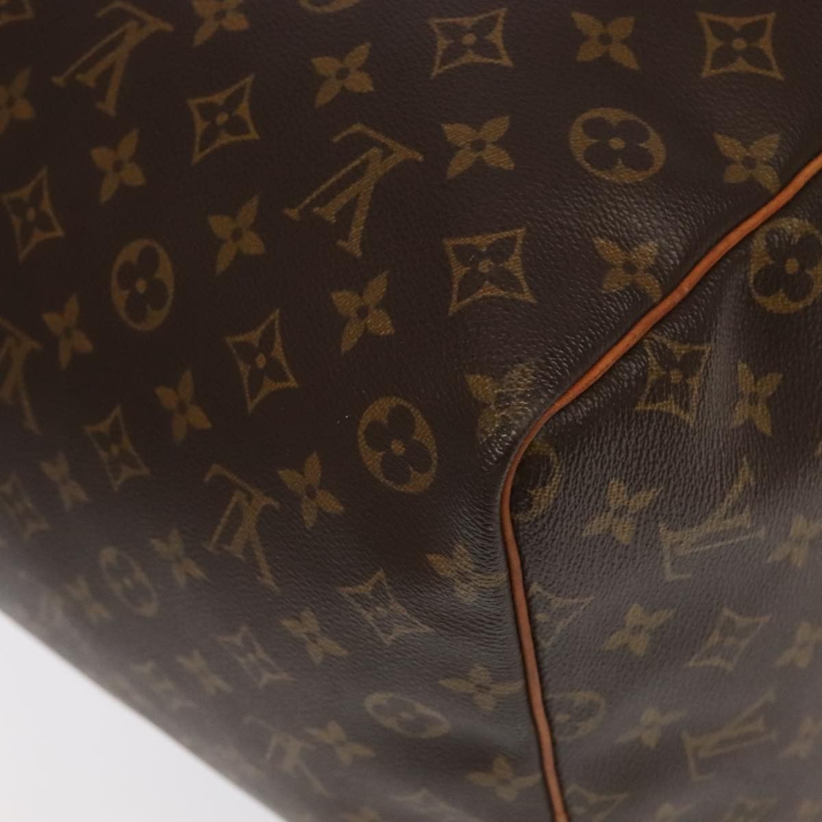 Louis Vuitton Keepall 60 Brown Canvas Travel Bag (Pre-Owned) Size ONE SIZE - 11 Thumbnail