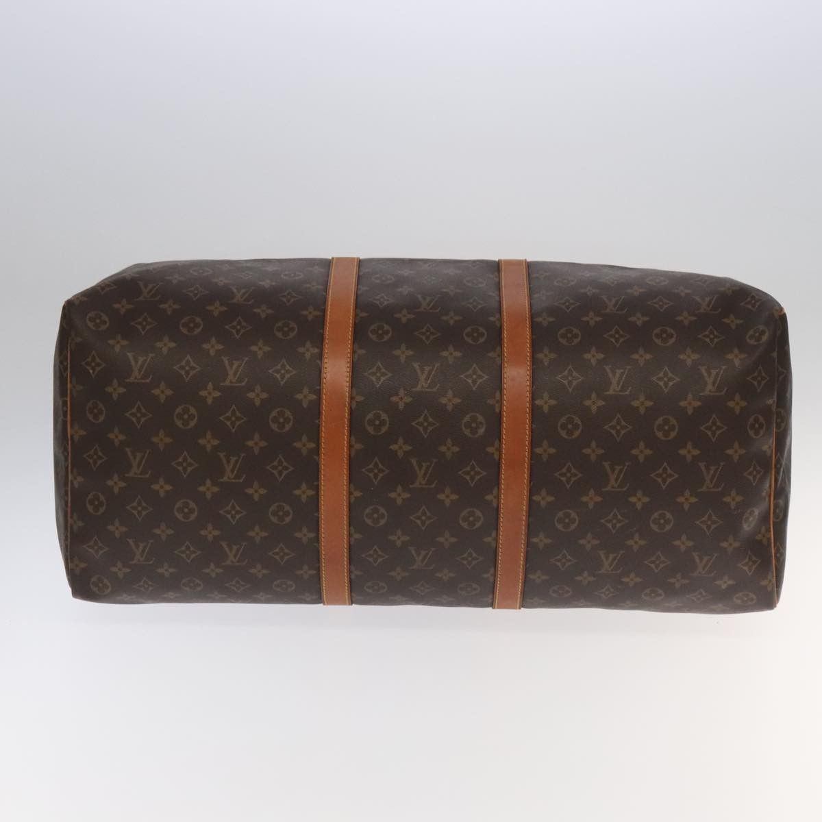 Louis Vuitton Keepall 60 Brown Canvas Travel Bag (Pre-Owned) Size ONE SIZE - 8 Thumbnail