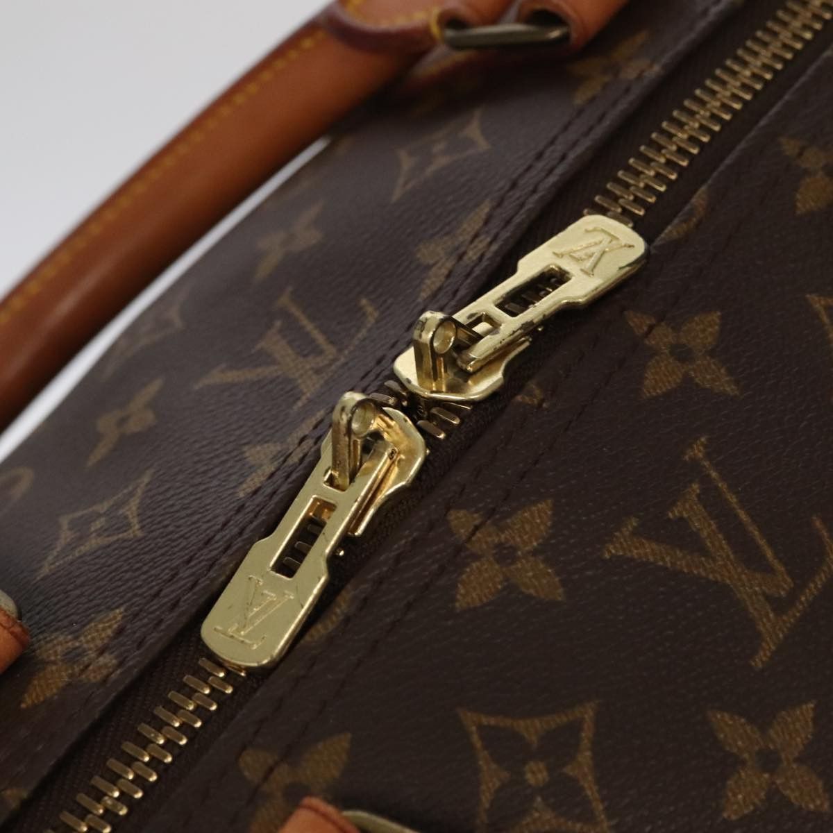 Louis Vuitton Keepall 60 Brown Canvas Travel Bag (Pre-Owned) Size ONE SIZE - 14 Thumbnail