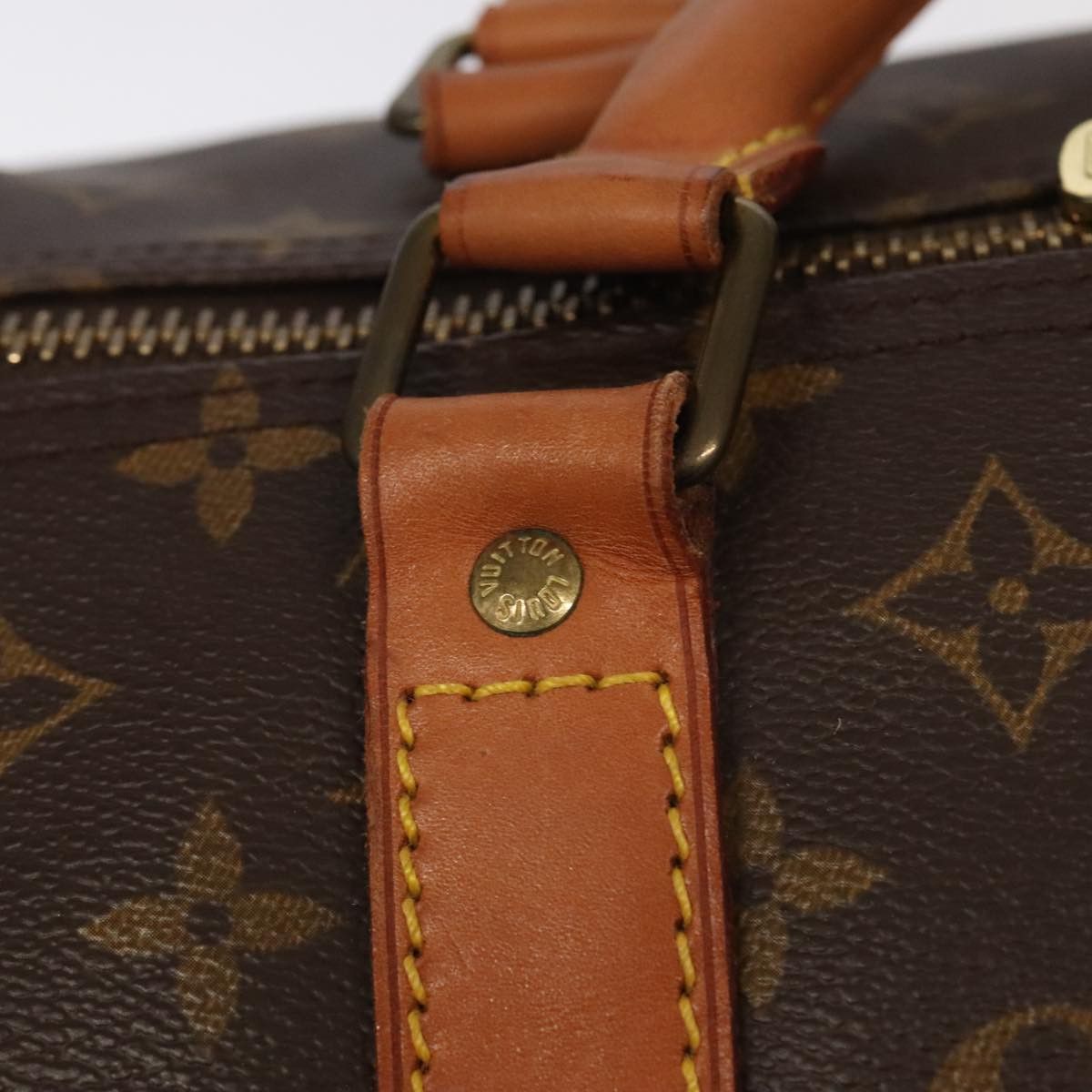 Louis Vuitton Keepall 60 Brown Canvas Travel Bag (Pre-Owned) Size ONE SIZE - 13 Thumbnail