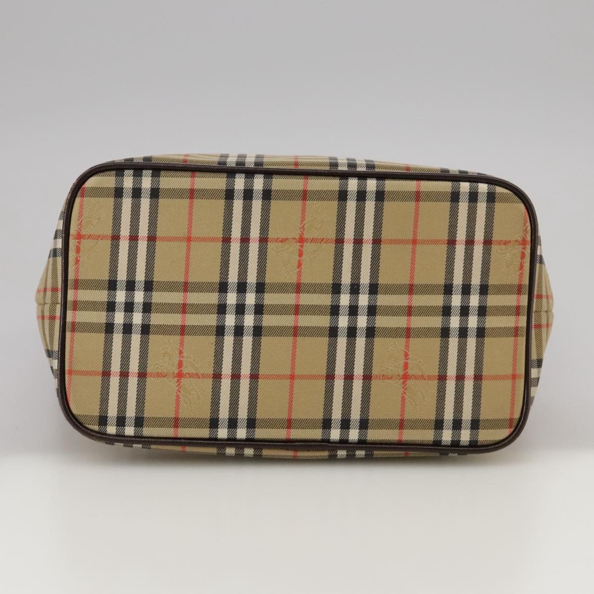 Burberry Nova Check Beige Canvas Handbag (Pre-Owned) Size ONE SIZE - 17 Thumbnail