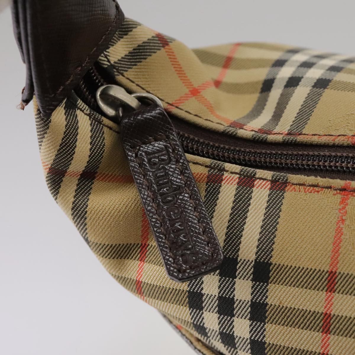 Burberry Nova Check Beige Canvas Handbag (Pre-Owned) Size ONE SIZE - 11 Thumbnail