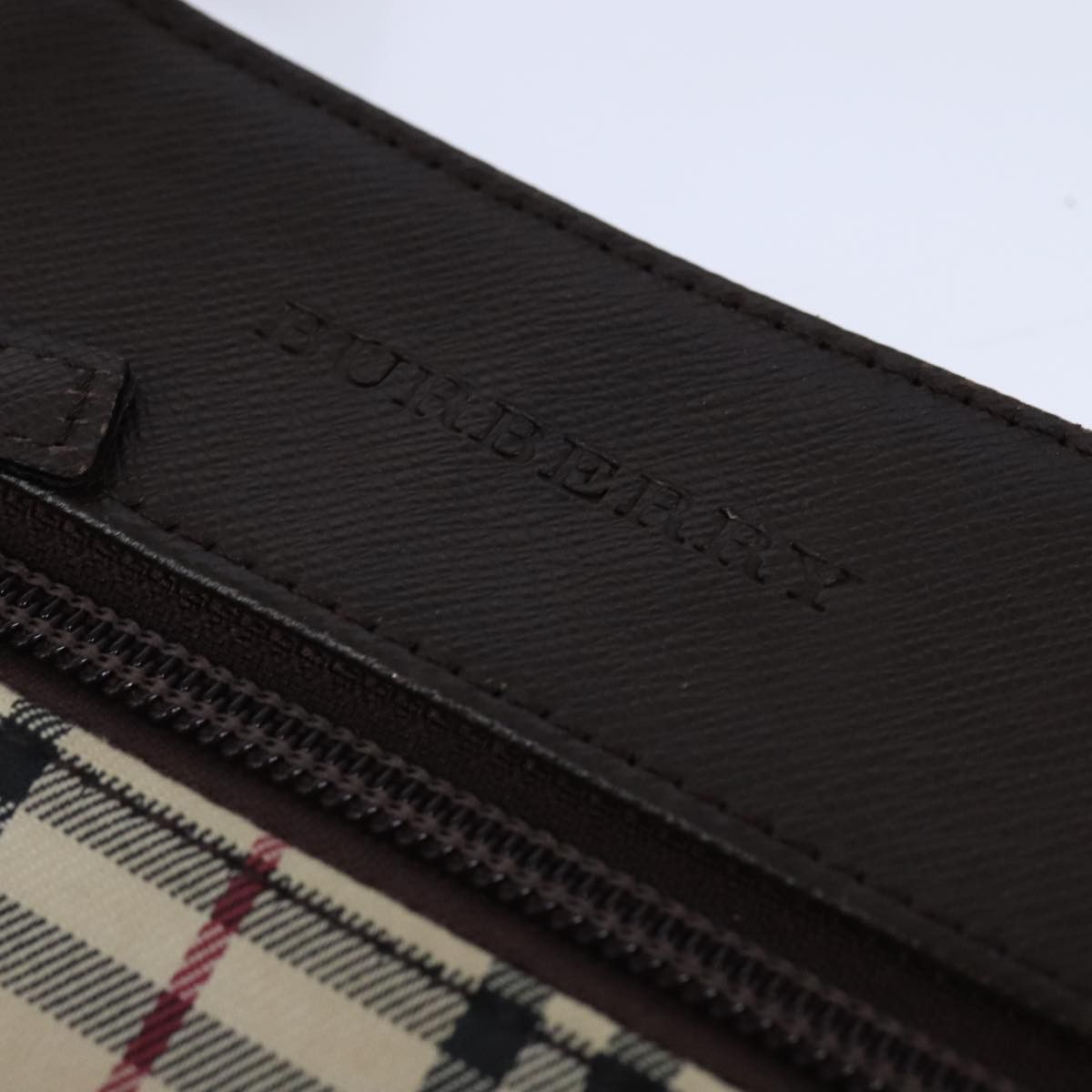 Burberry Nova Check Beige Canvas Shoulder Bag (Pre-Owned) Size ONE SIZE - 18 Thumbnail