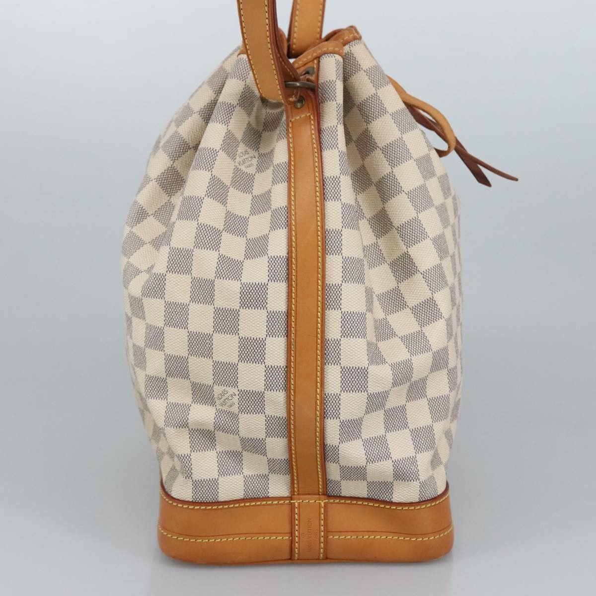 Louis Vuitton Noe White Canvas Shoulder Bag (Pre-Owned) Size ONE SIZE - 3 Thumbnail