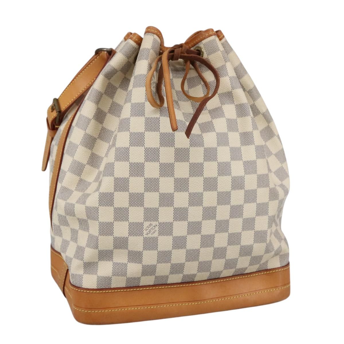 Louis Vuitton Noe White Canvas Shoulder Bag (Pre-Owned) Size ONE SIZE - 17 Thumbnail
