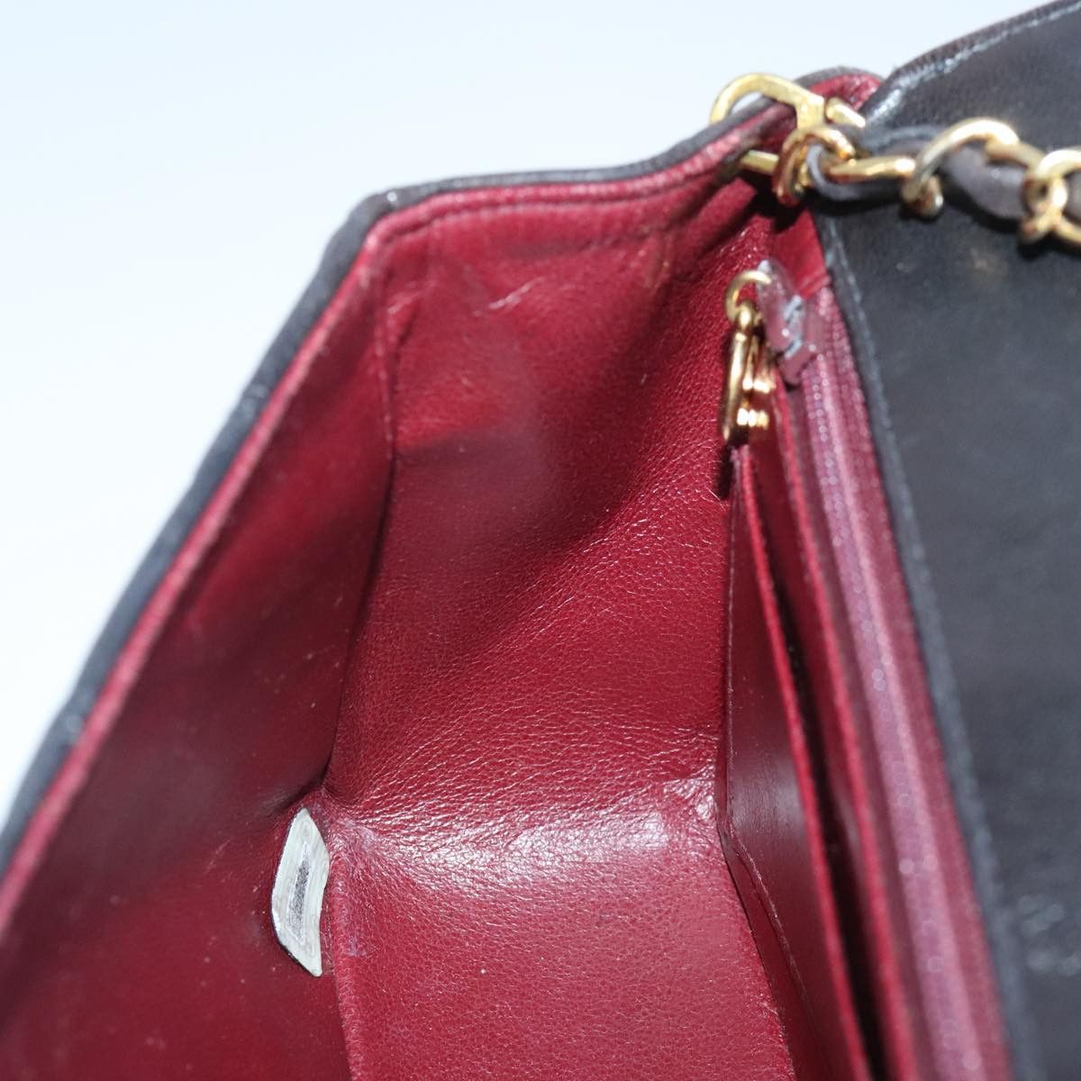 Chanel Diana Black Leather Shoulder Bag (Pre-Owned) Size ONE SIZE - 11 Thumbnail