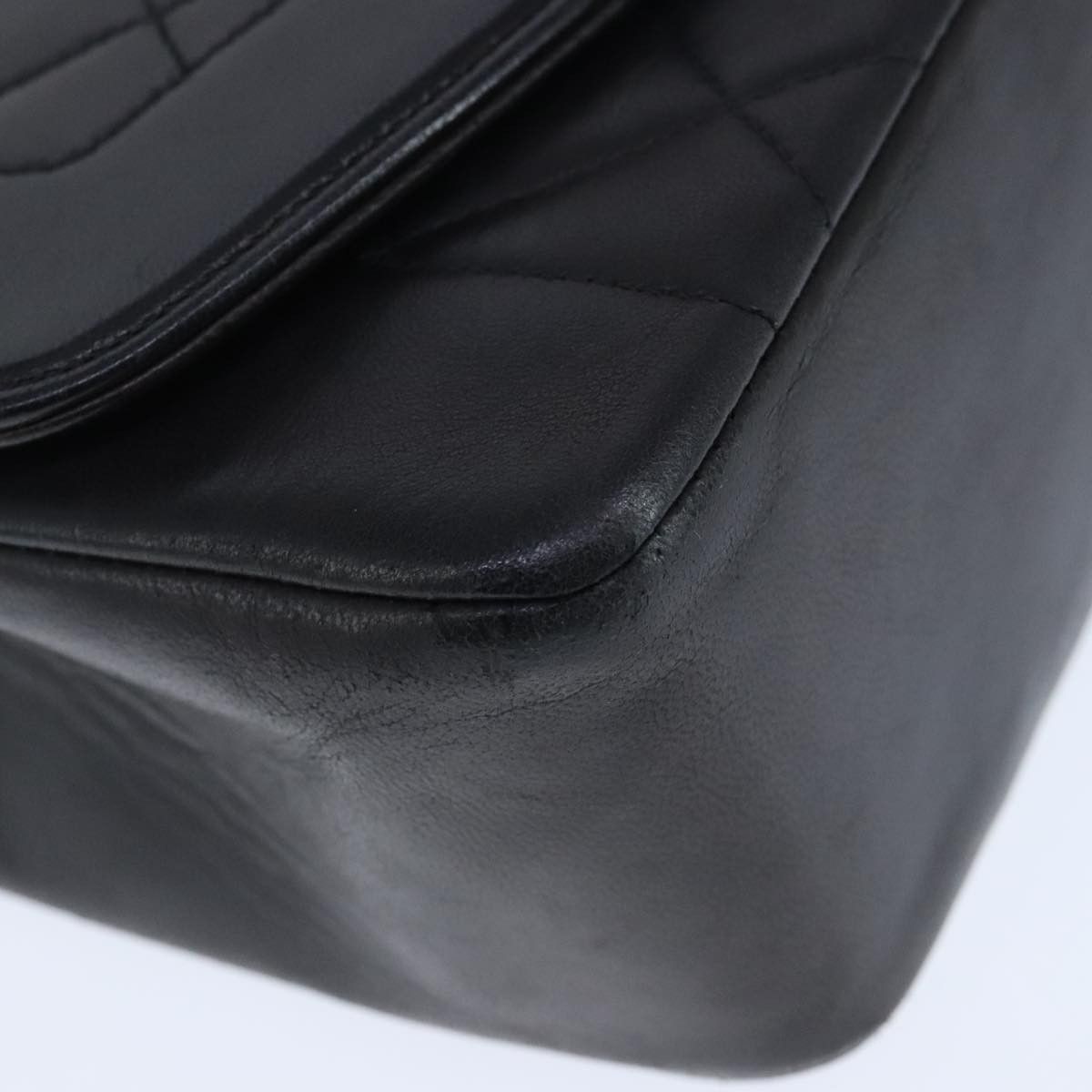 Chanel Diana Black Leather Shoulder Bag (Pre-Owned) Size ONE SIZE - 8 Thumbnail
