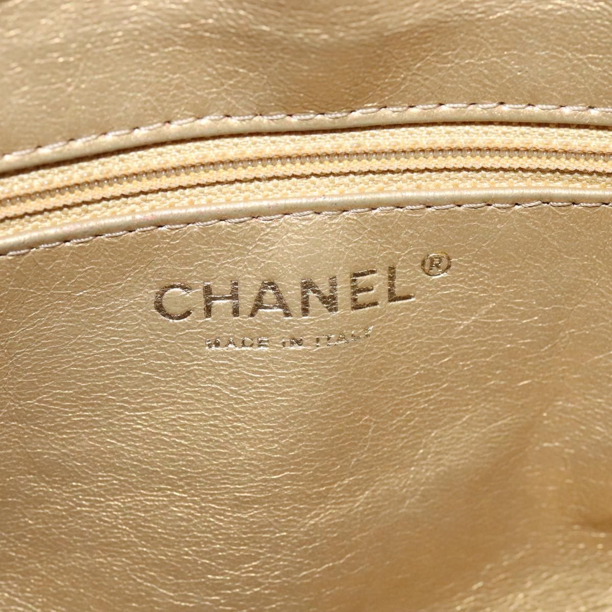 Chanel Coco Cabas Gold Patent Leather Tote Bag (Pre-Owned) Size ONE SIZE - 14 Thumbnail