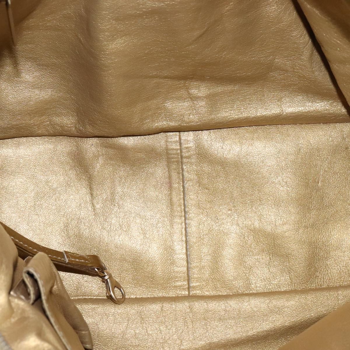 Chanel Coco Cabas Gold Patent Leather Tote Bag (Pre-Owned) Size ONE SIZE - 12 Thumbnail