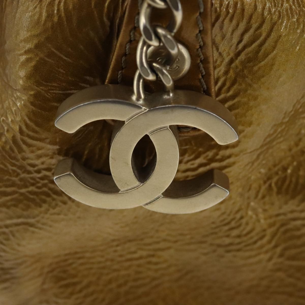 Chanel Coco Cabas Gold Patent Leather Tote Bag (Pre-Owned) Size ONE SIZE - 11 Thumbnail