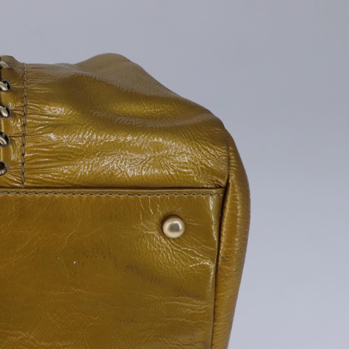 Chanel Coco Cabas Gold Patent Leather Tote Bag (Pre-Owned) Size ONE SIZE - 8 Thumbnail