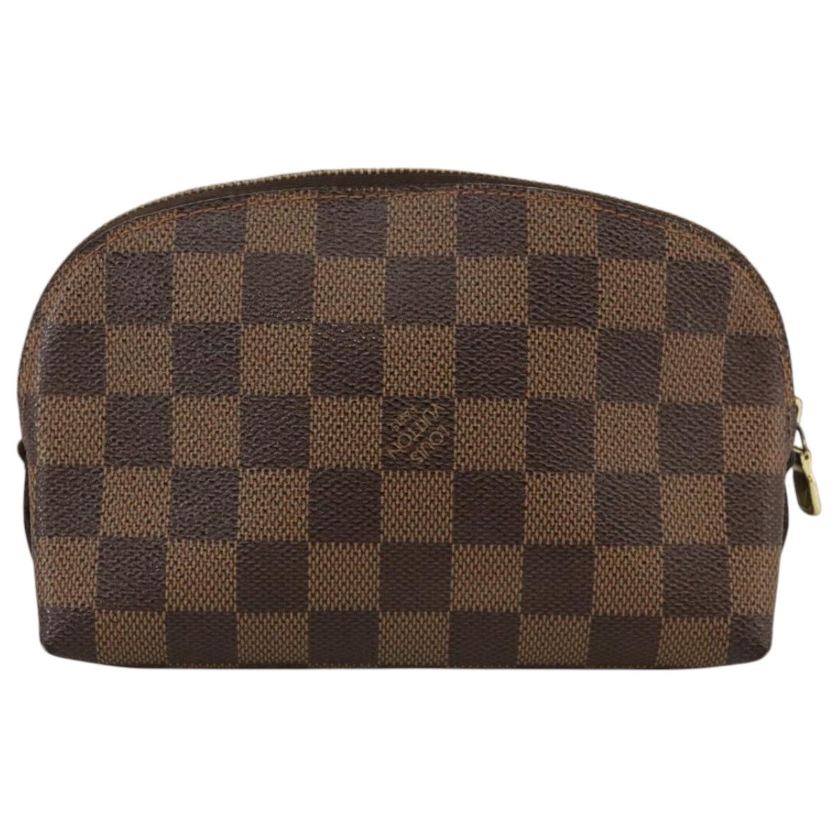 Louis Vuitton Trousse A Maquillage Brush Brown Canvas Clutch Bag Size ONE SIZE - 2 Thumbnail