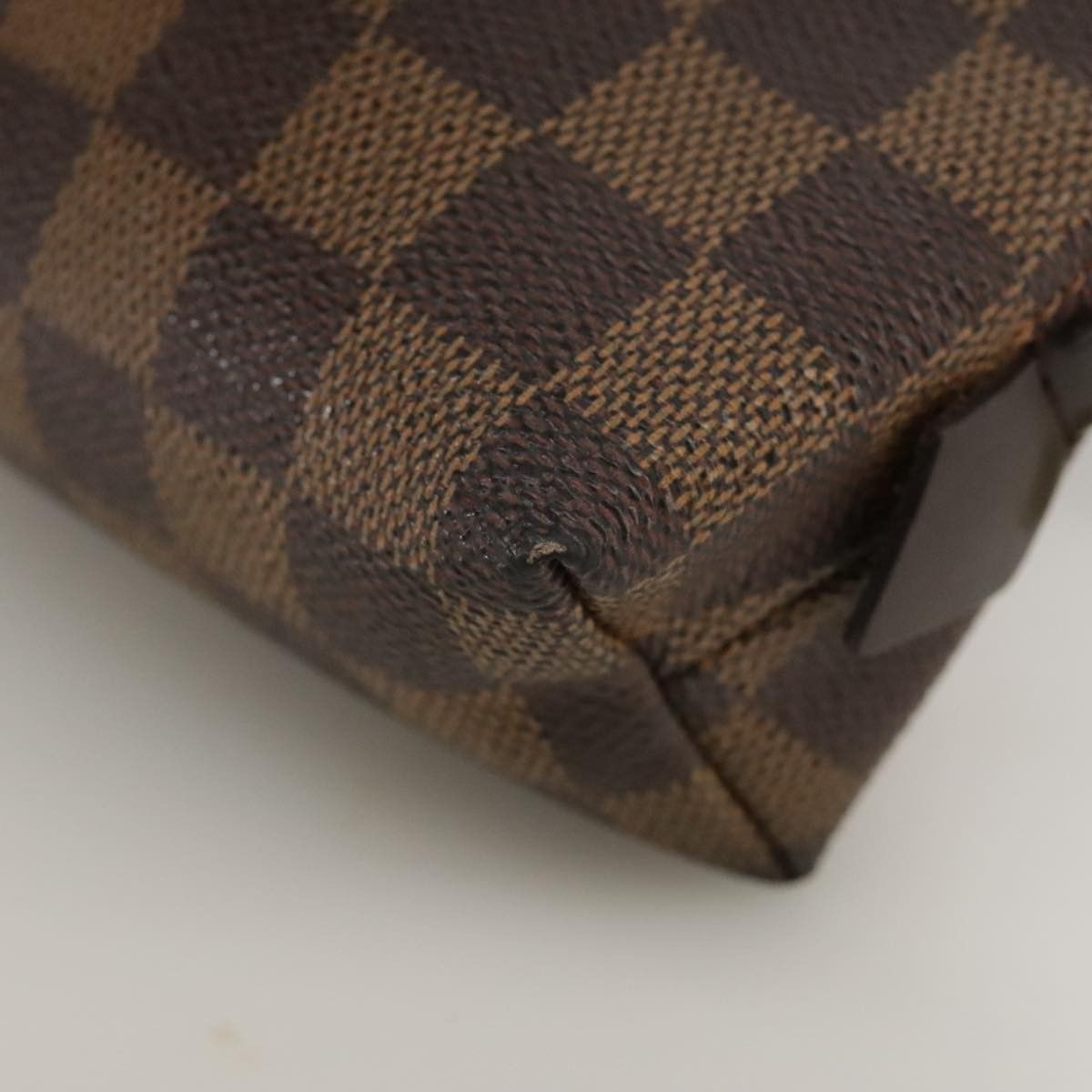 Louis Vuitton Trousse A Maquillage Brush Brown Canvas Clutch Bag Size ONE SIZE - 10 Thumbnail