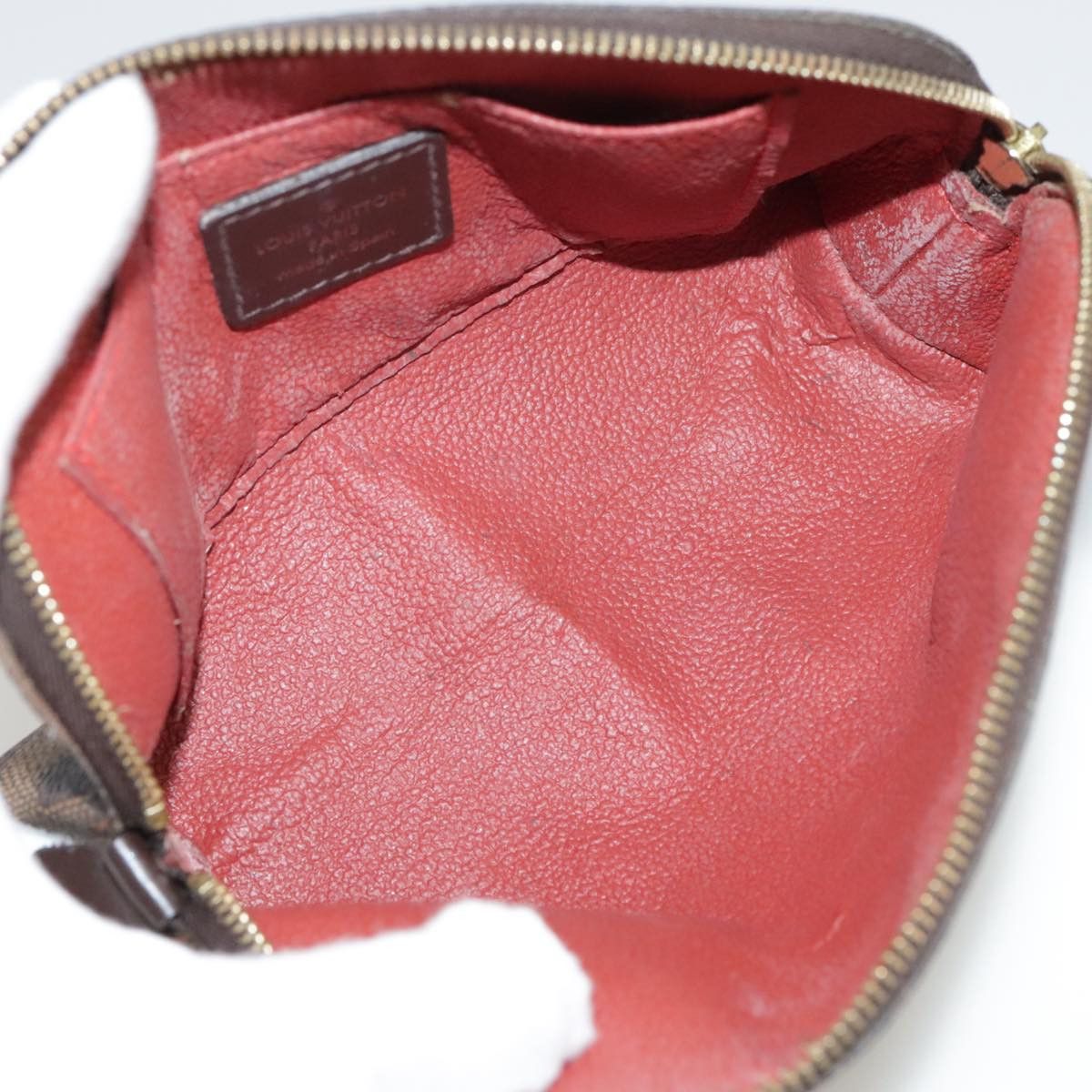 Louis Vuitton Trousse A Maquillage Brush Brown Canvas Clutch Bag Size ONE SIZE - 14 Thumbnail