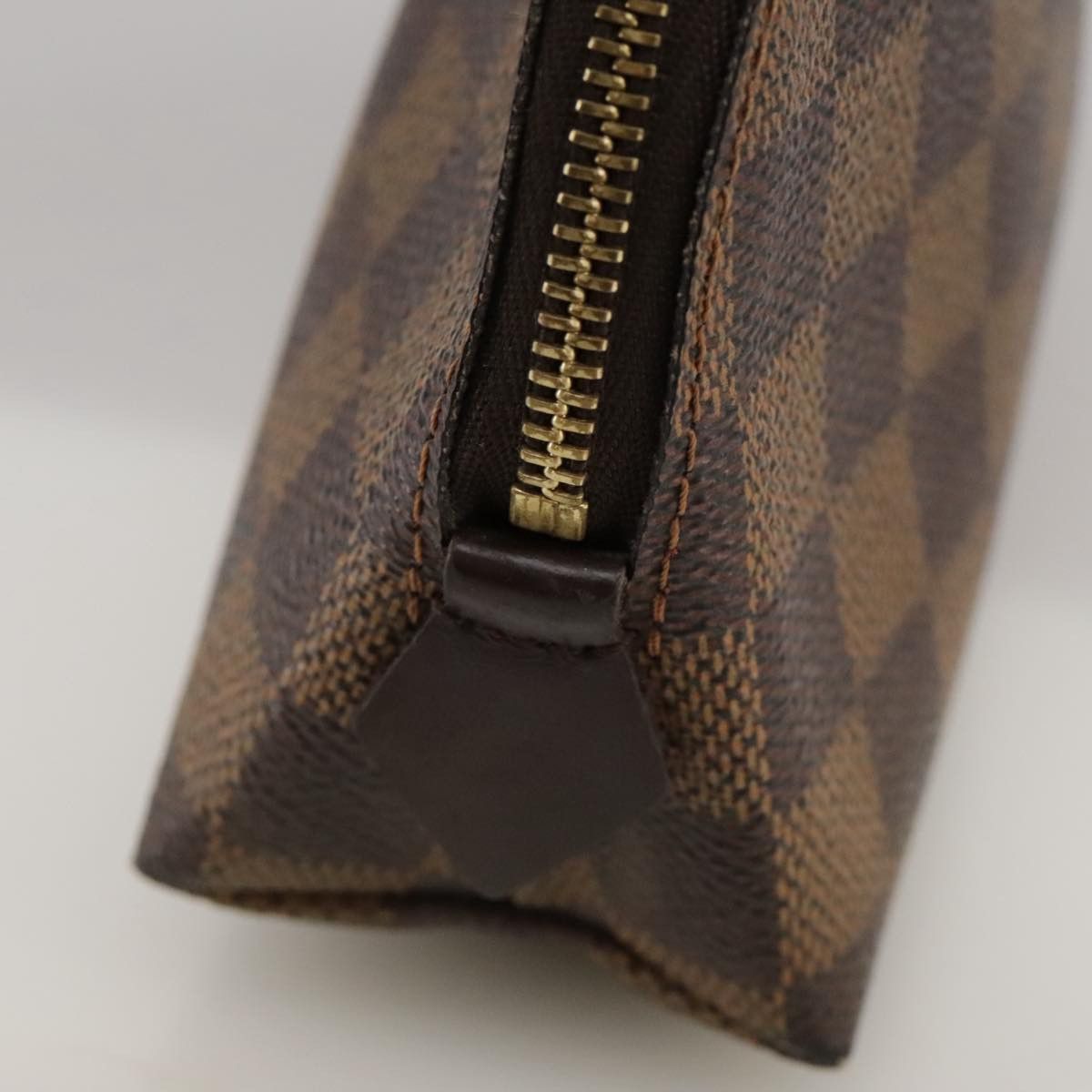 Louis Vuitton Trousse A Maquillage Brush Brown Canvas Clutch Bag Size ONE SIZE - 11 Thumbnail