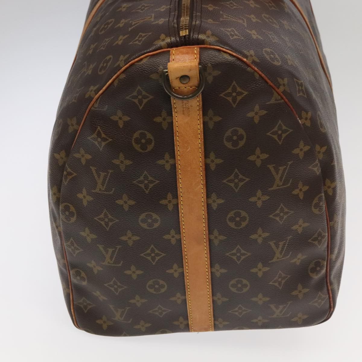 Louis Vuitton Keepall 60 Brown Canvas Travel Bag (Pre-Owned) Size ONE SIZE - 4 Thumbnail