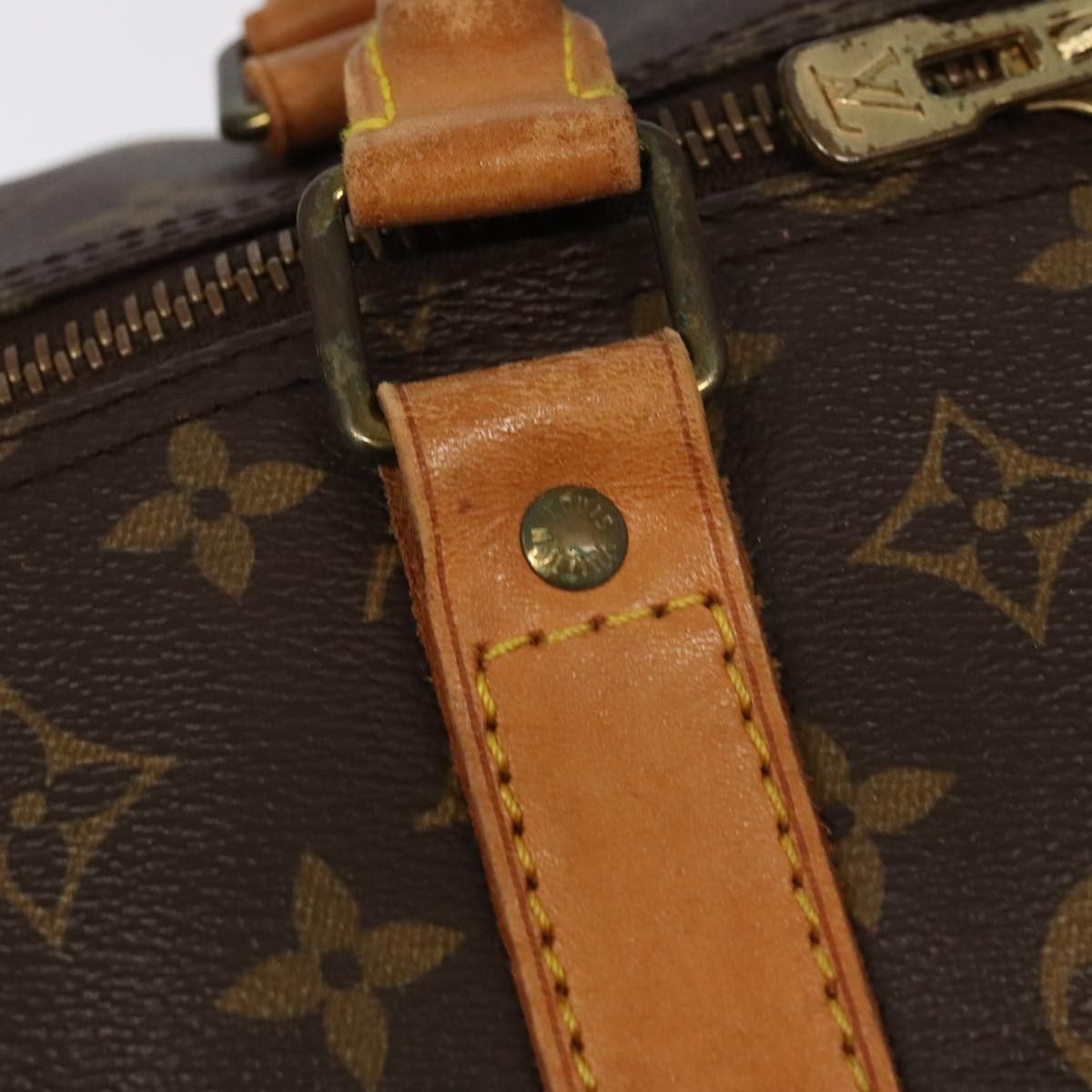 Louis Vuitton Keepall 60 Brown Canvas Travel Bag (Pre-Owned) Size ONE SIZE - 12 Thumbnail