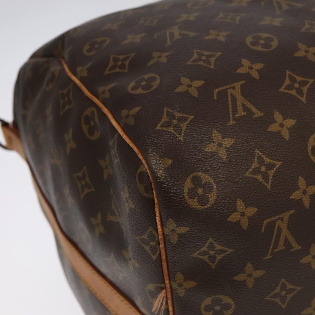 Louis Vuitton Keepall 60 Brown Canvas Travel Bag (Pre-Owned) Size ONE SIZE - 10 Thumbnail