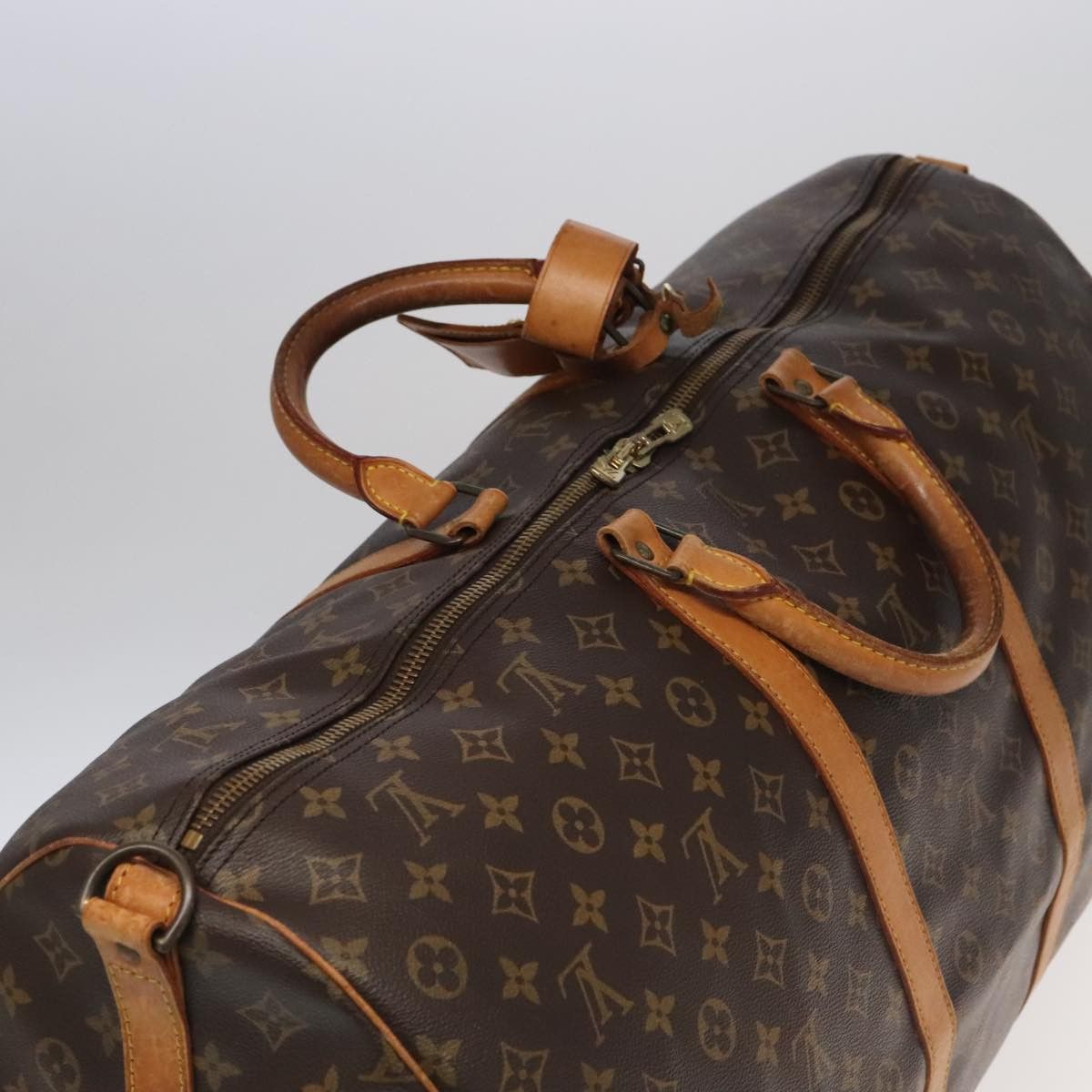 Louis Vuitton Keepall 60 Brown Canvas Travel Bag (Pre-Owned) Size ONE SIZE - 20 Thumbnail