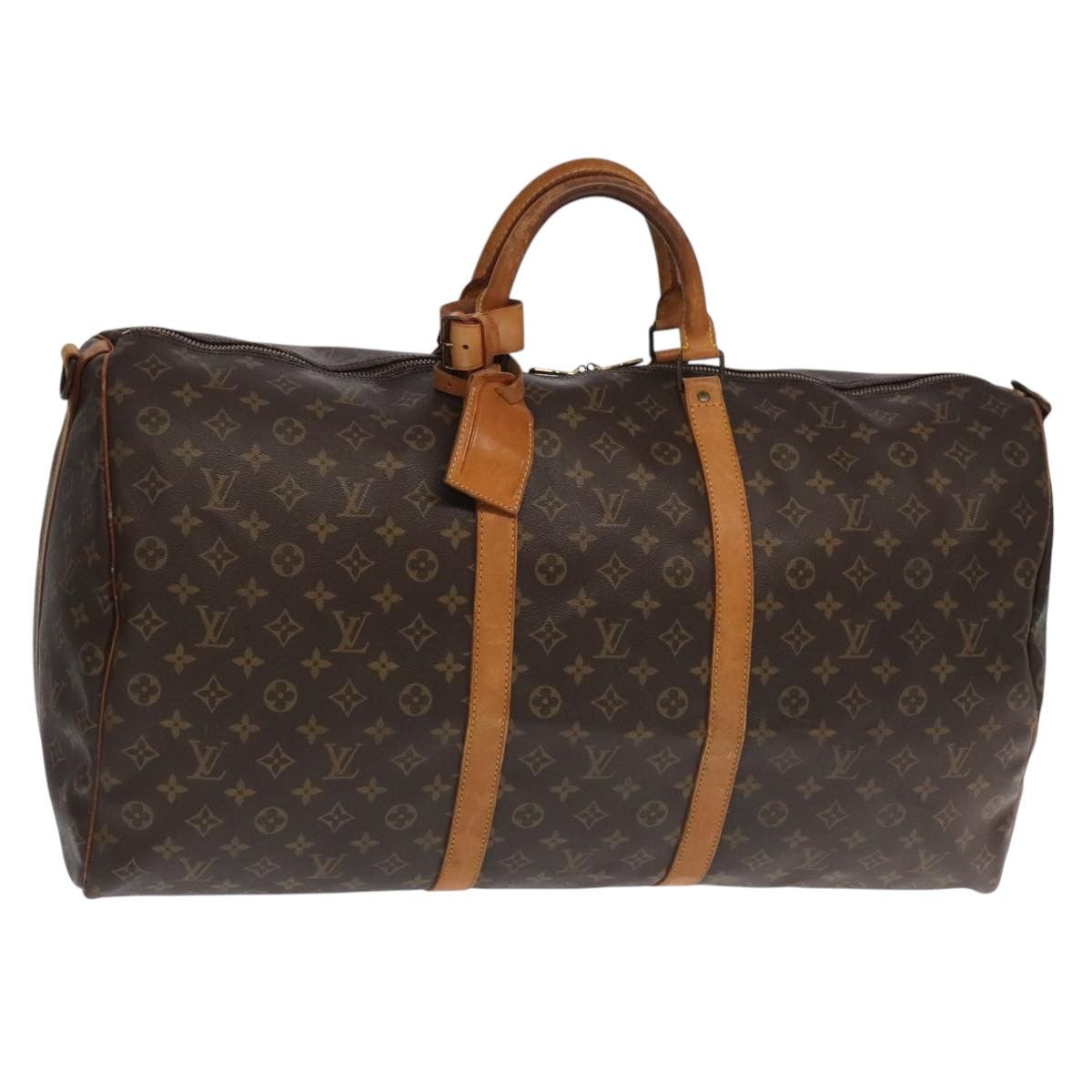 Louis Vuitton Keepall 60 Brown Canvas Travel Bag (Pre-Owned) Size ONE SIZE - 19 Thumbnail